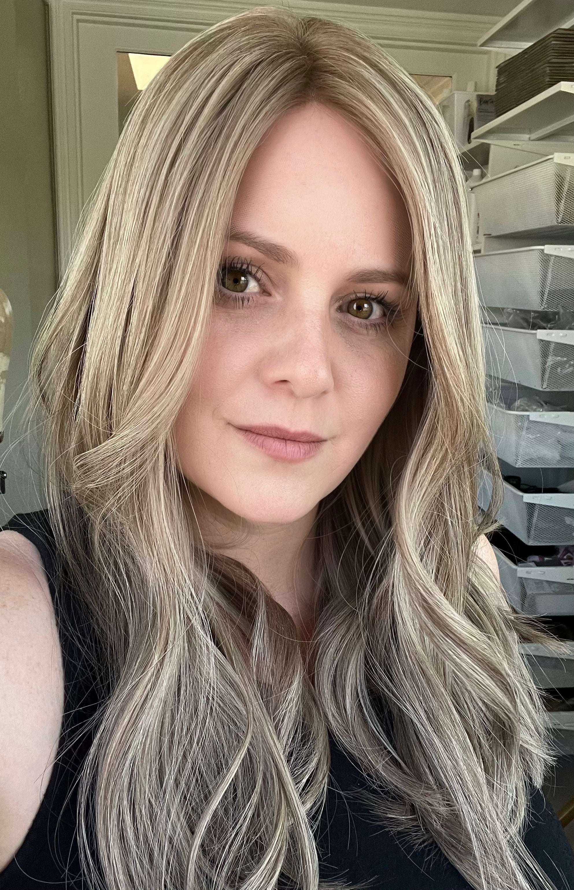 "Aspen" Size Medium 20" Transparent Lace Frontal with Ear Tabs