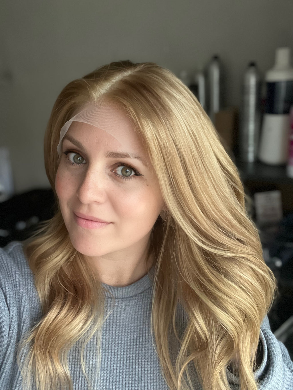 "Bree" Large Transparent 18" Lace Front Wig