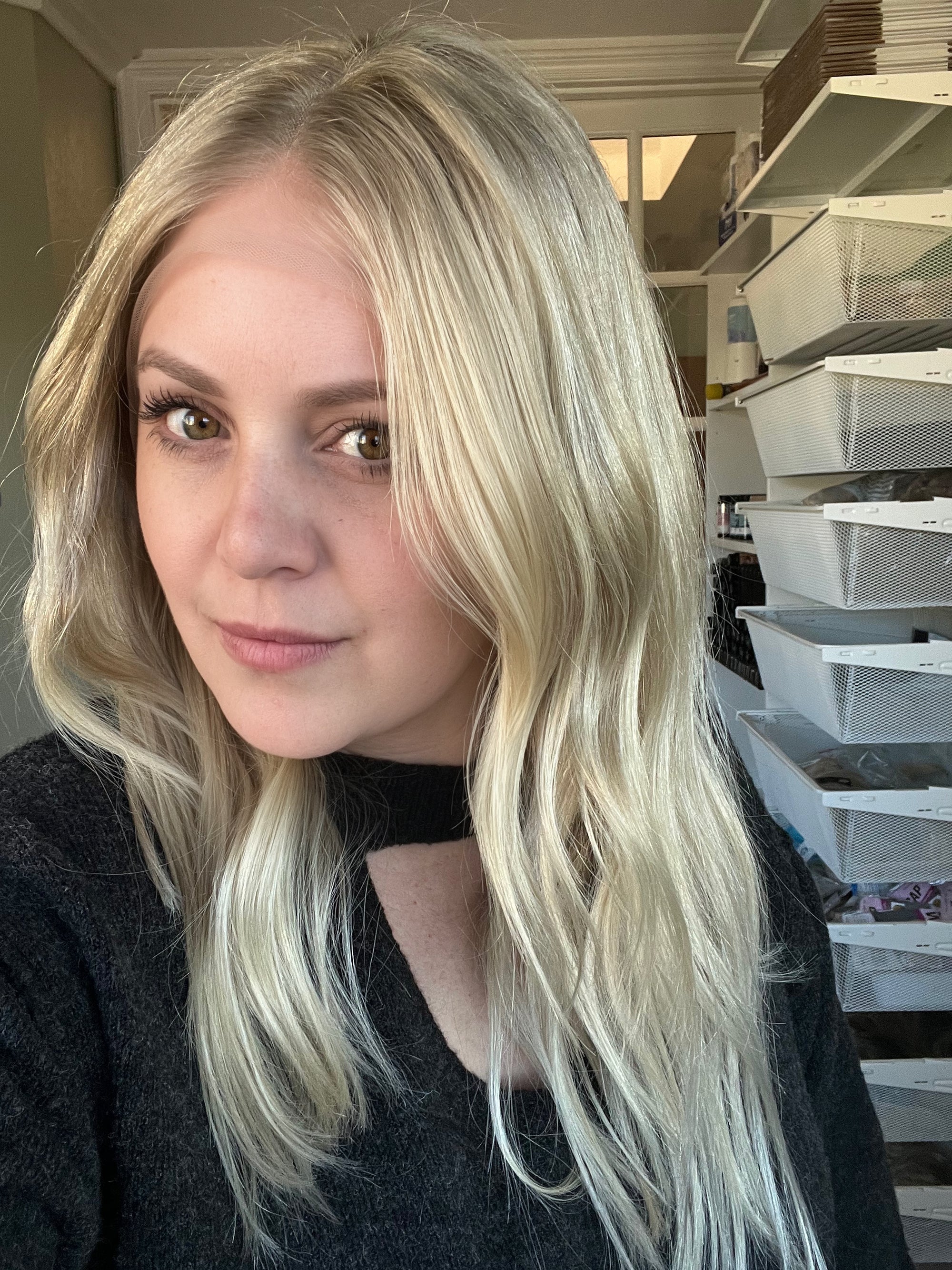 "Brooke" 18" Transparent Lace Frontal