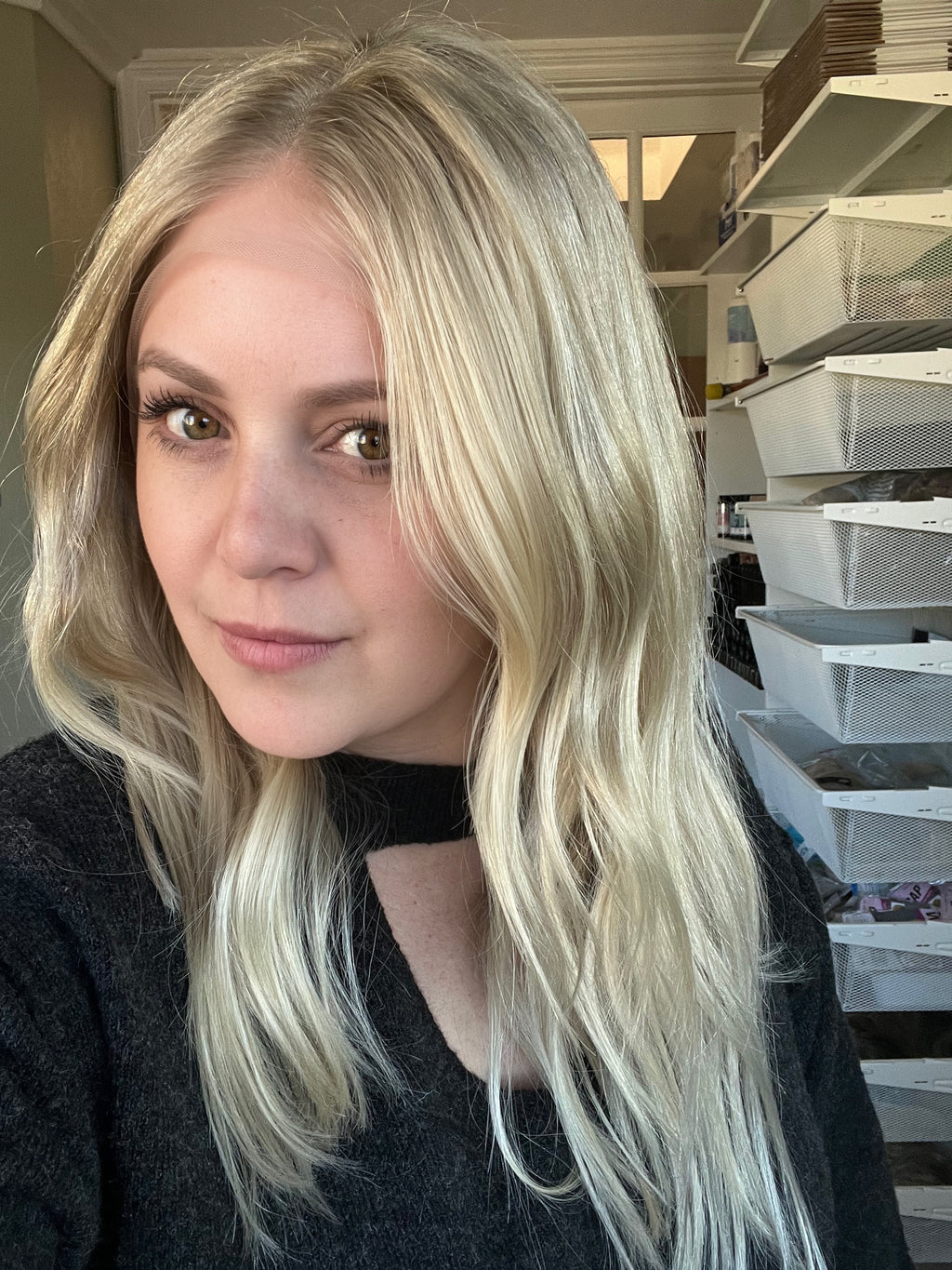 "Brooke" 18" Transparent Lace Frontal