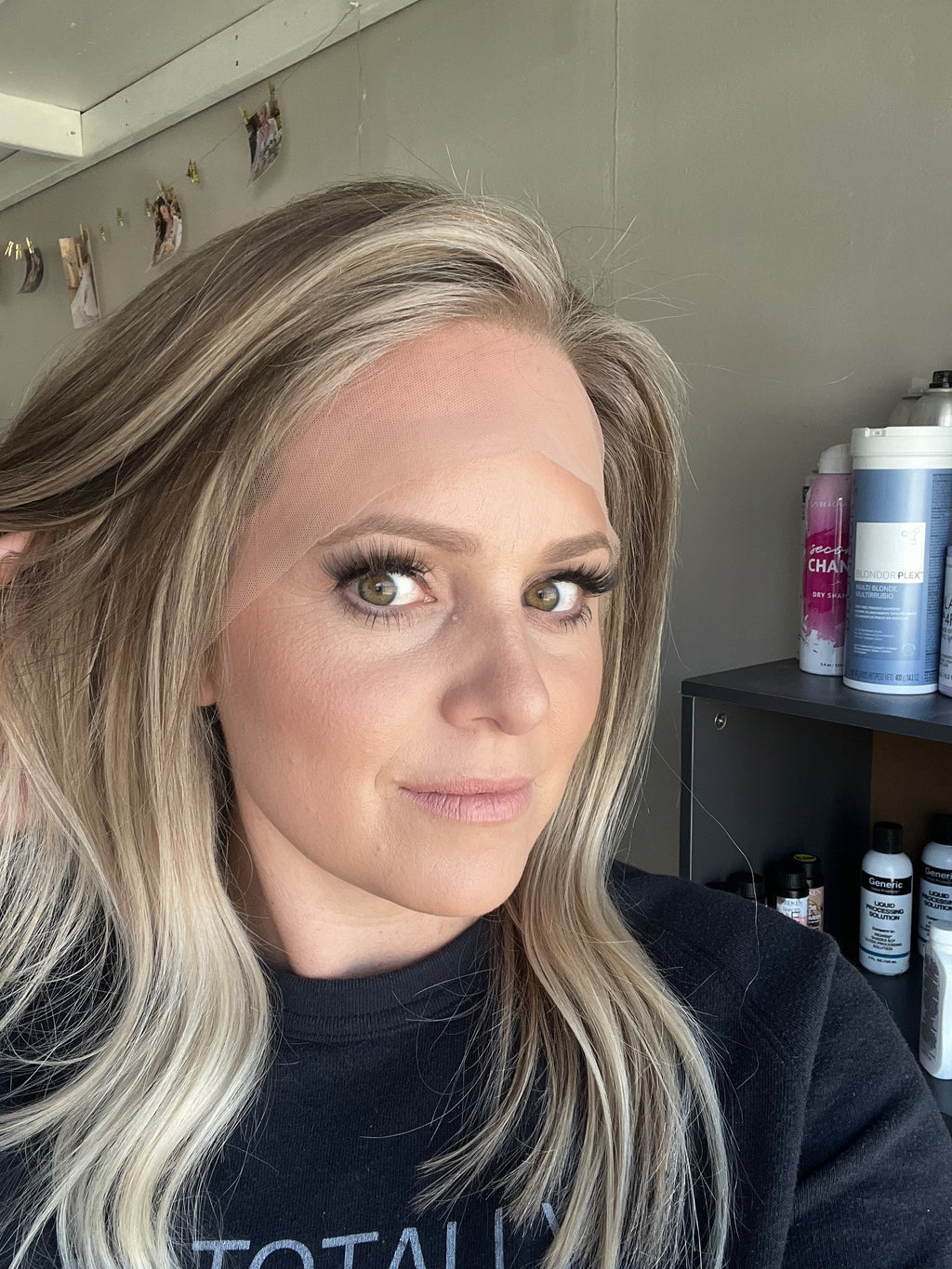 "Susan" Small HD 16" Full Lace Wig