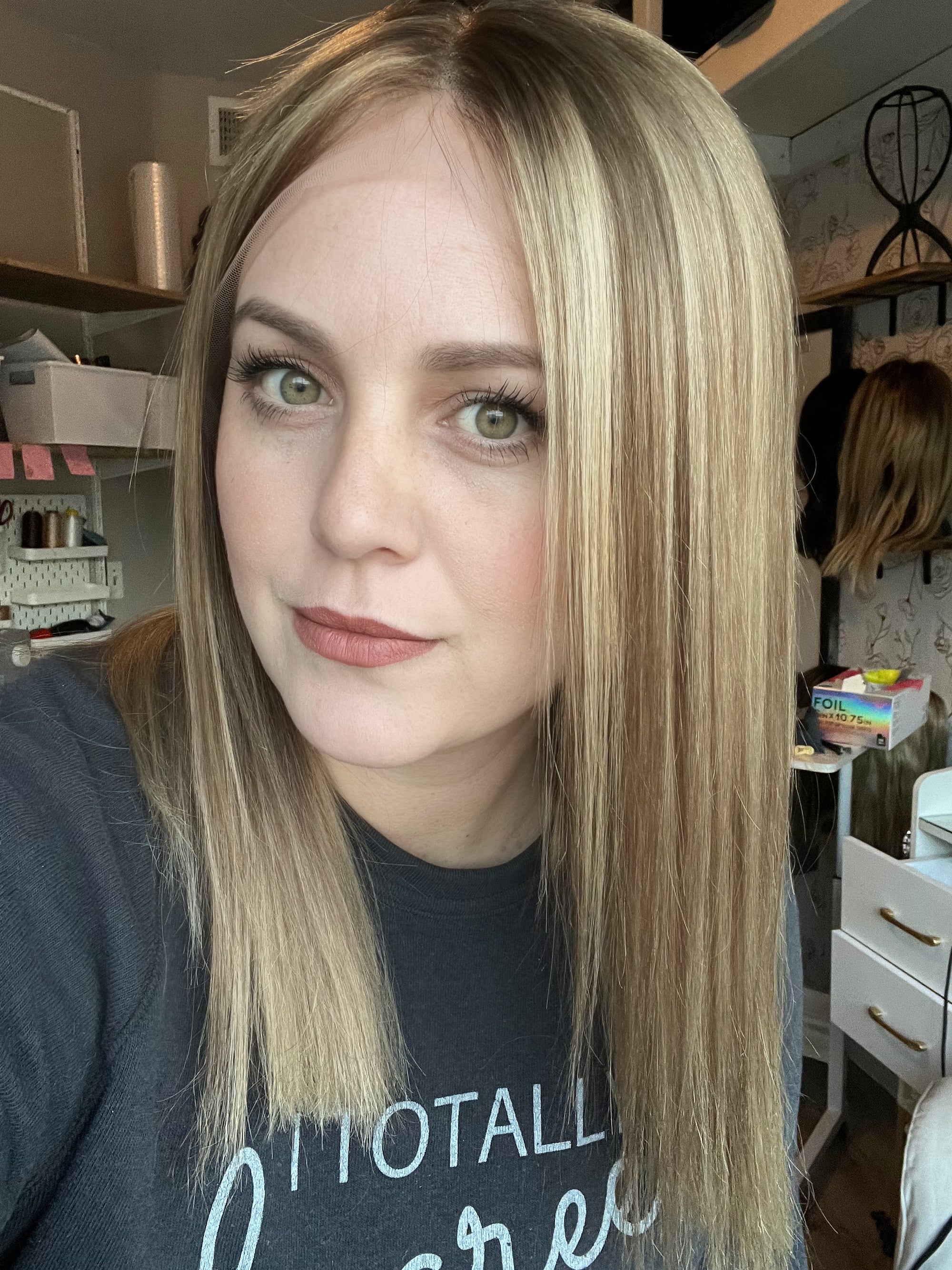 "Kate" 14" Transparent Lace Frontal