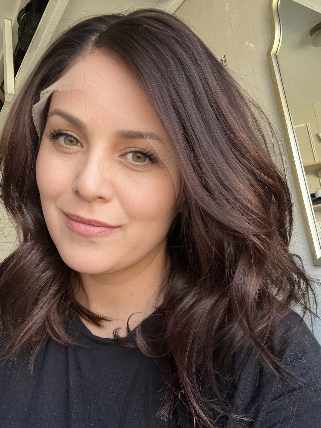 "Mia" *Return* Final Sale 14" Transparent Lace Frontal