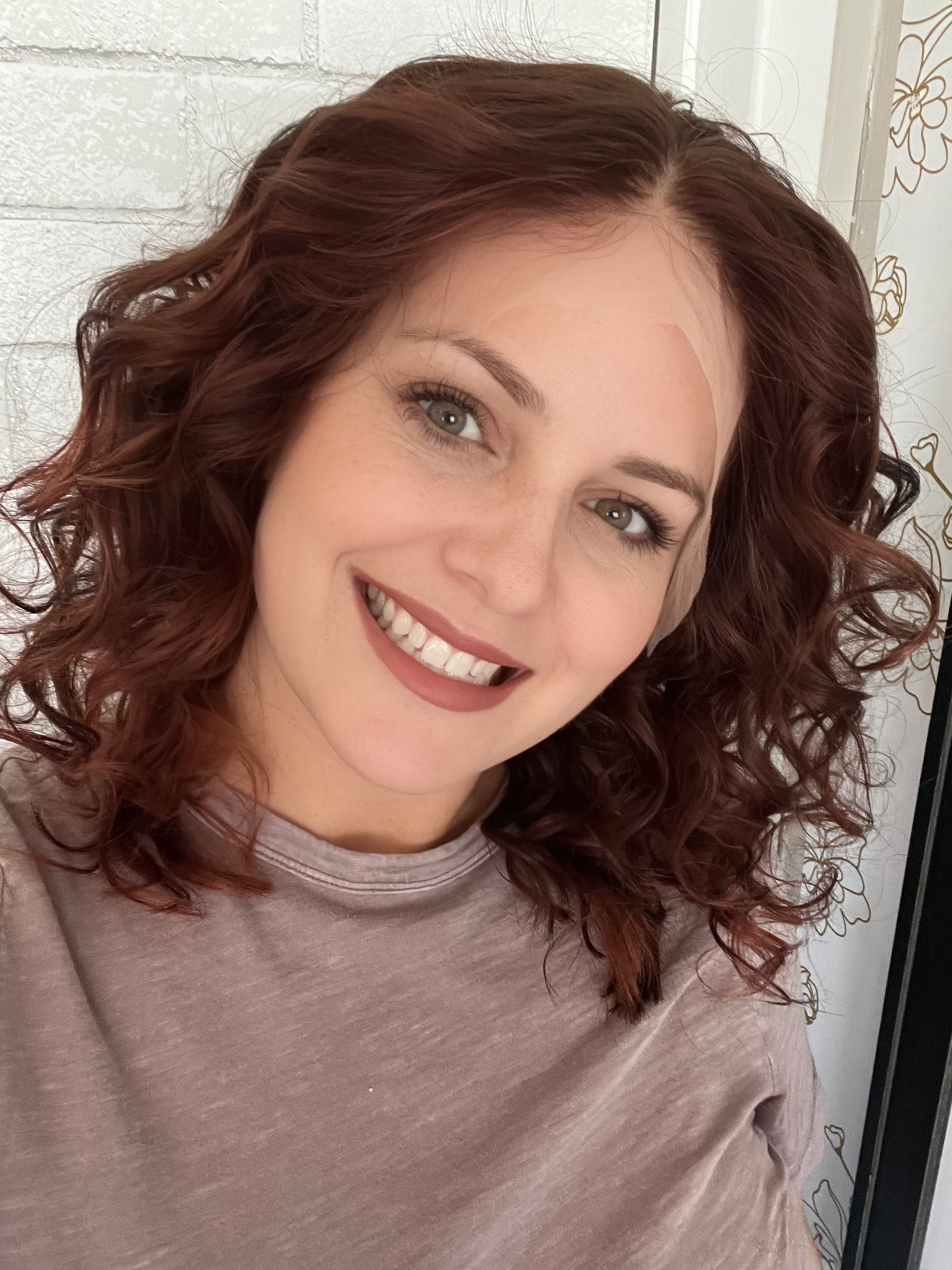 "Grace A" 14" Transparent Lace Front Wig