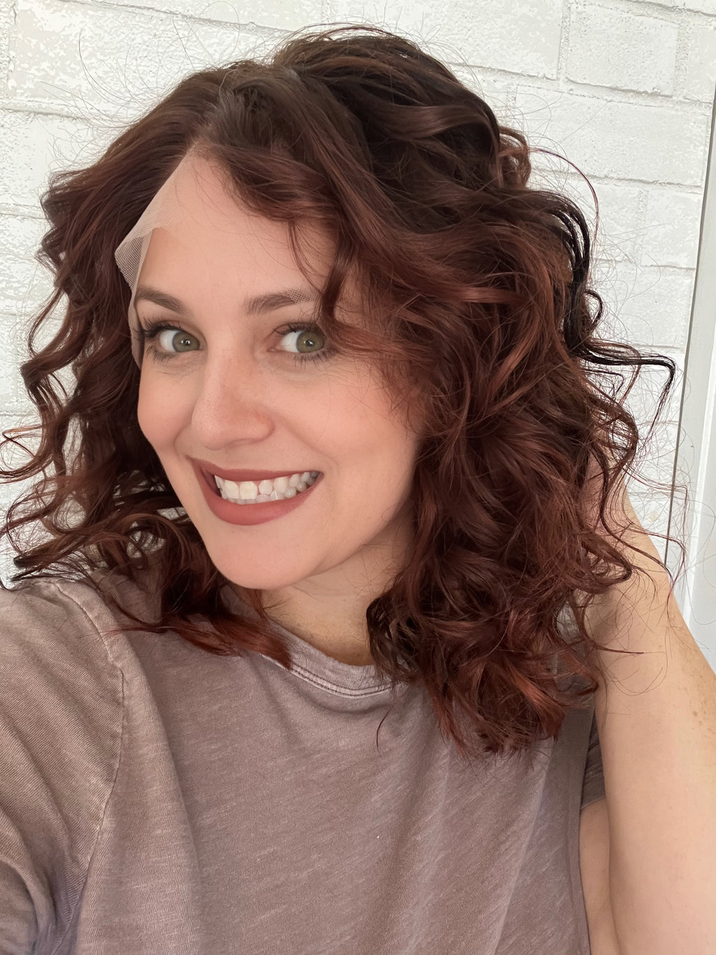 "Grace A" 14" Transparent Lace Front Wig