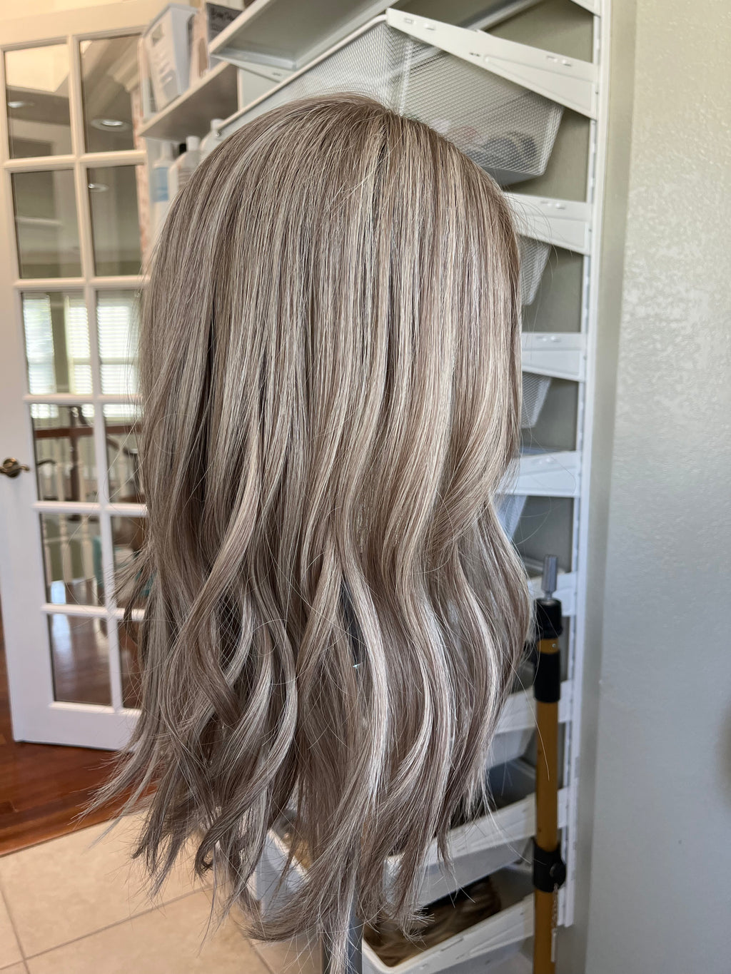 "Aspen" Size Medium 20" Transparent Lace Frontal with Ear Tabs