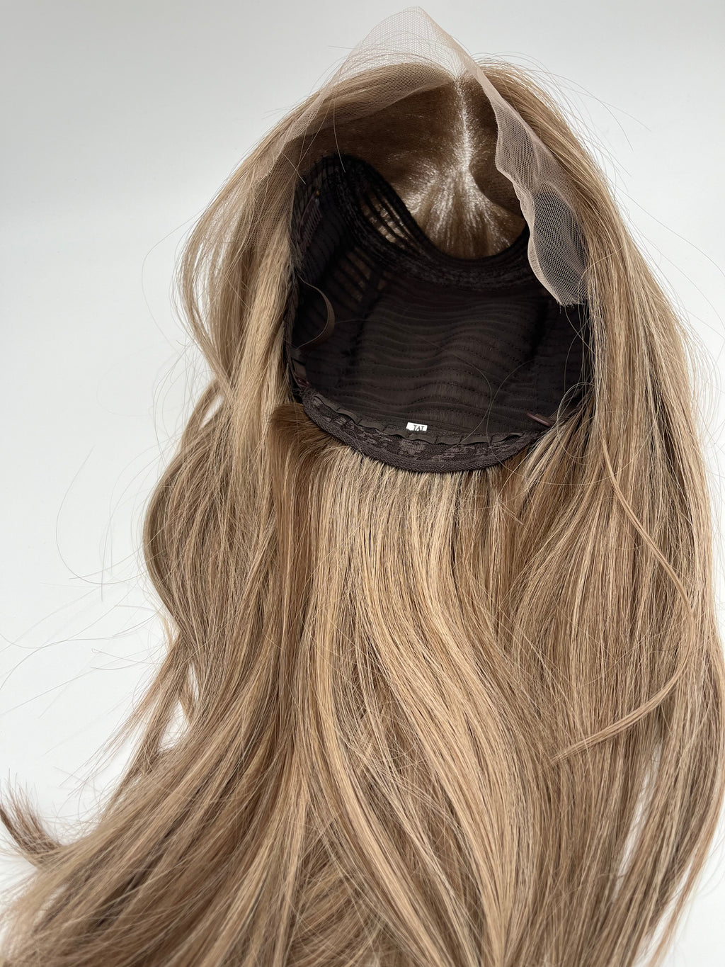 "Aspen" Size Medium 20" Transparent Lace Frontal with Ear Tabs