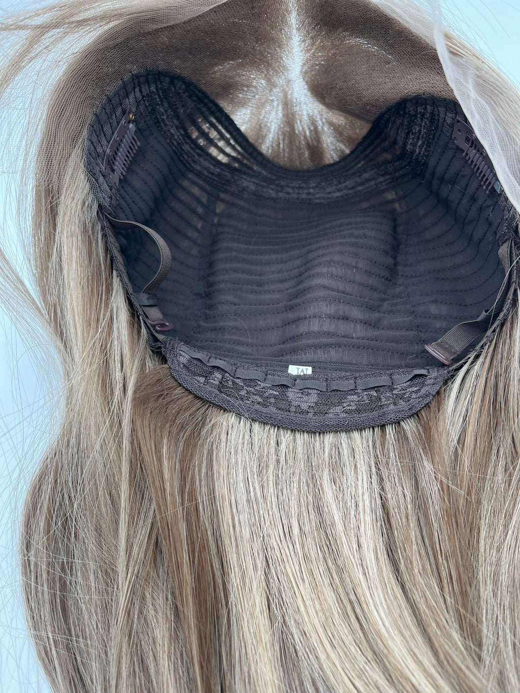 "Aspen" Size Medium 20" Transparent Lace Frontal with Ear Tabs