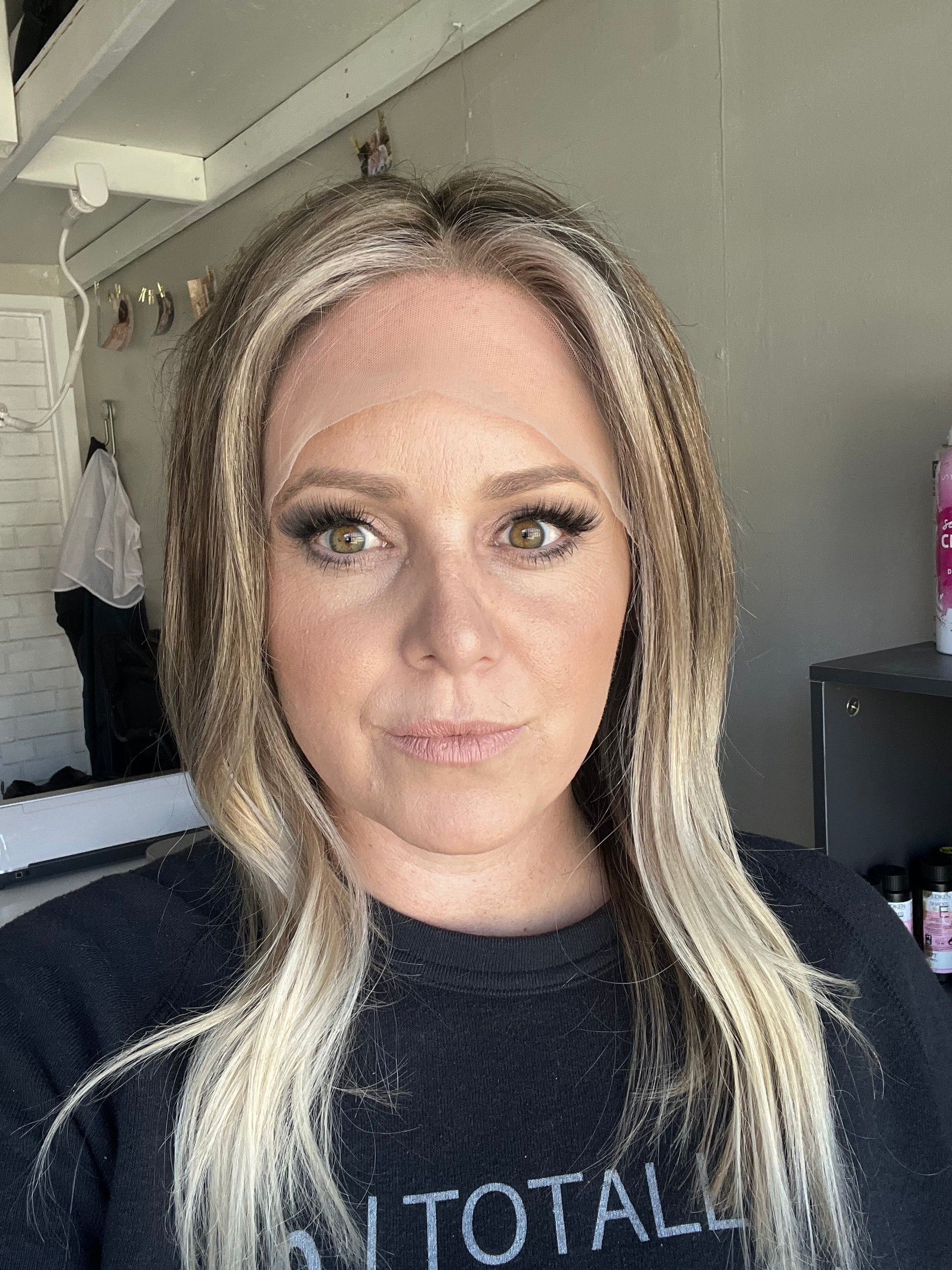 "Susan" Small HD 16" Full Lace Wig