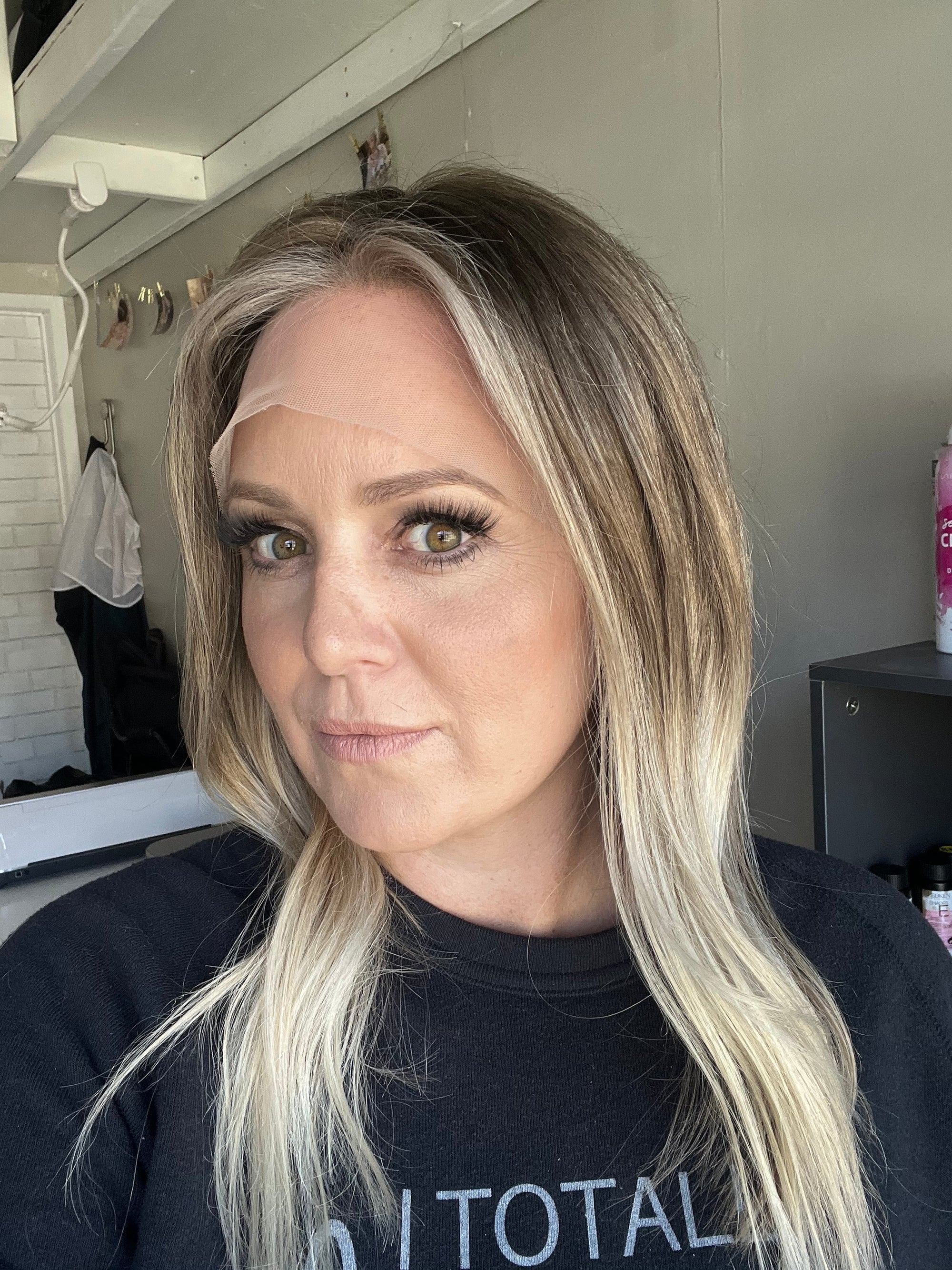 "Susan" Small HD 16" Full Lace Wig