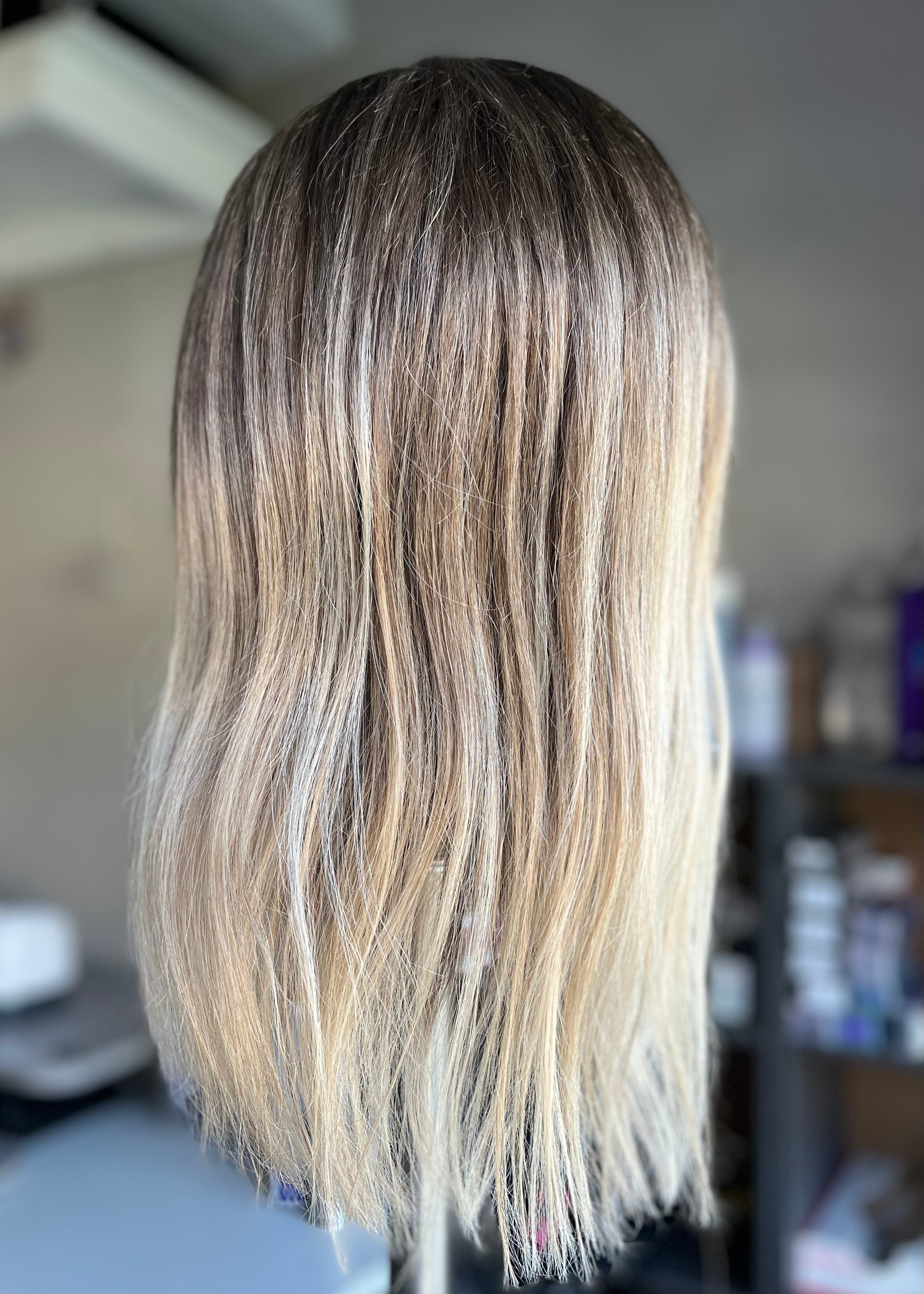 "Susan" Small HD 16" Full Lace Wig