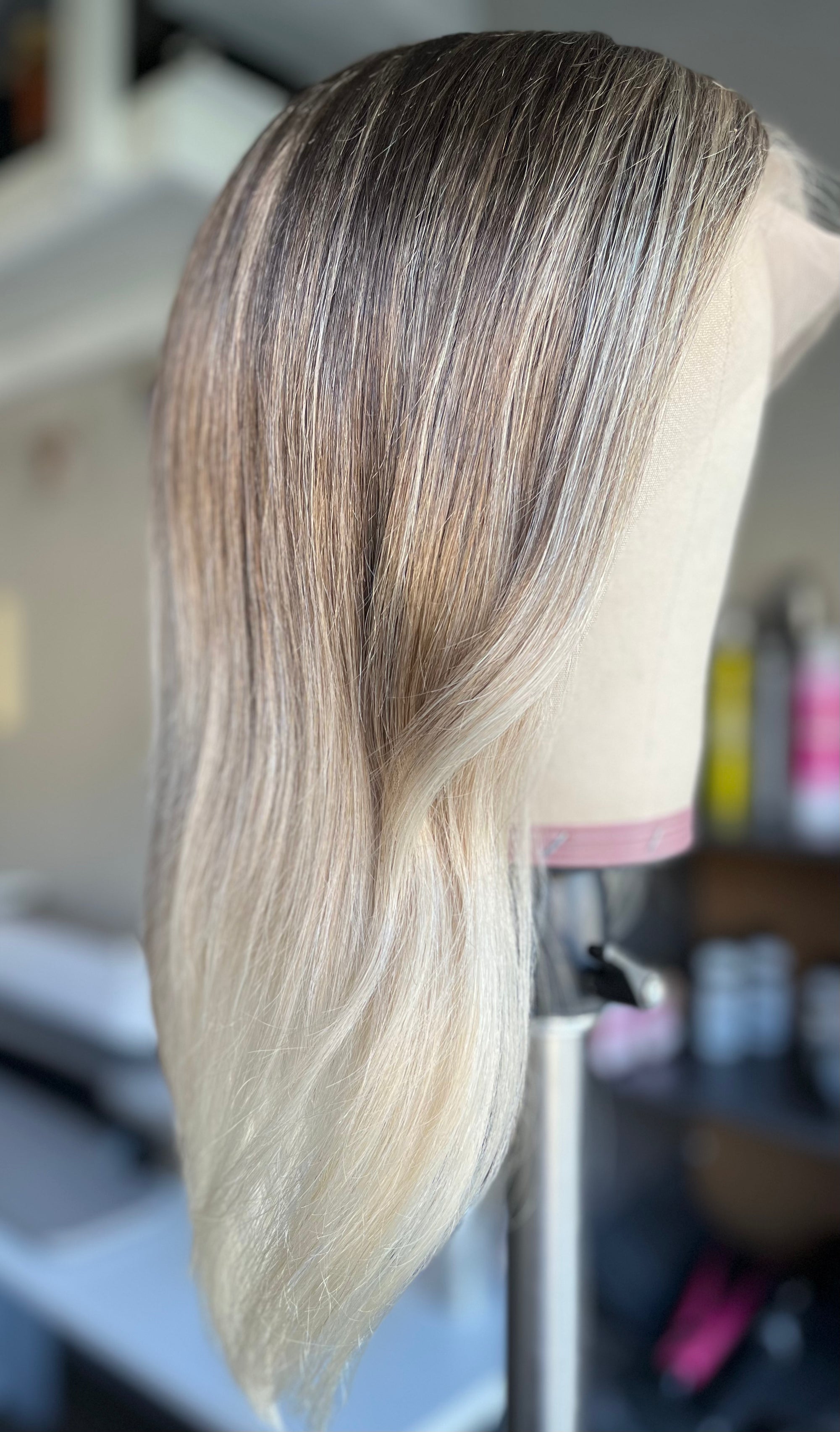 "Susan" Small HD 16" Full Lace Wig