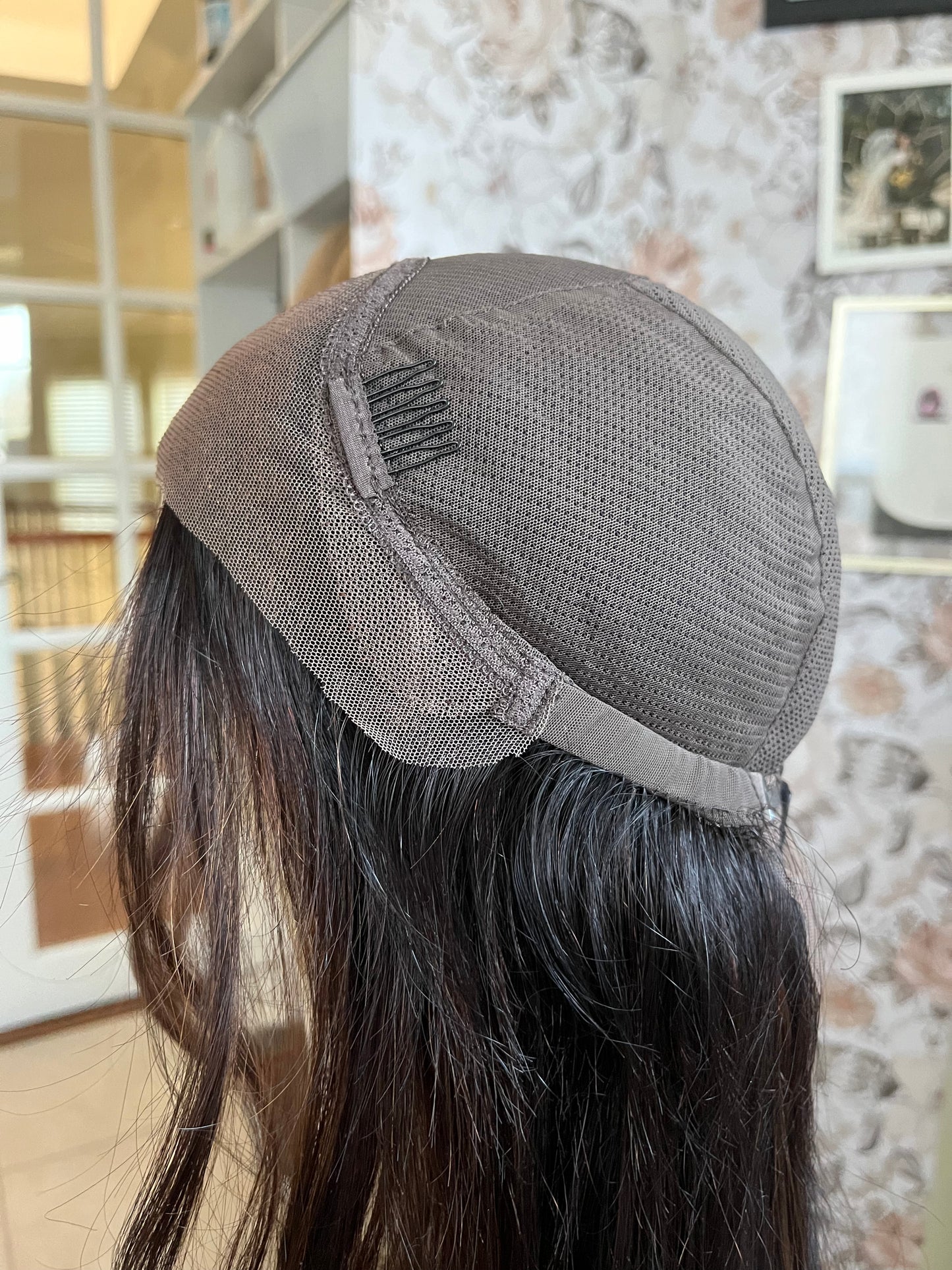 "Megan" Full Hand Tied Cap w/ Lace Front  18"