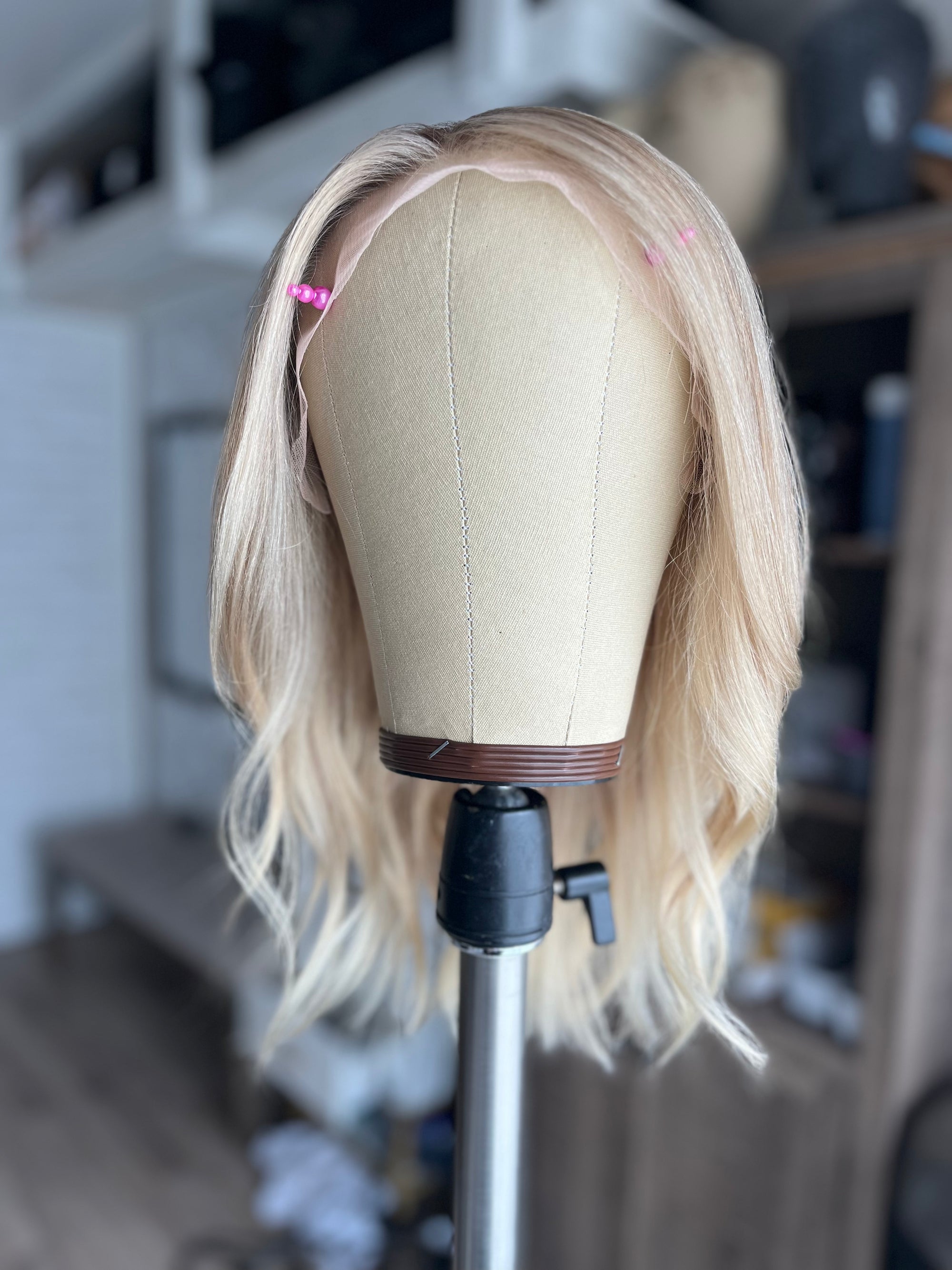 "Julie" 14" Transparent Lace Front Wig