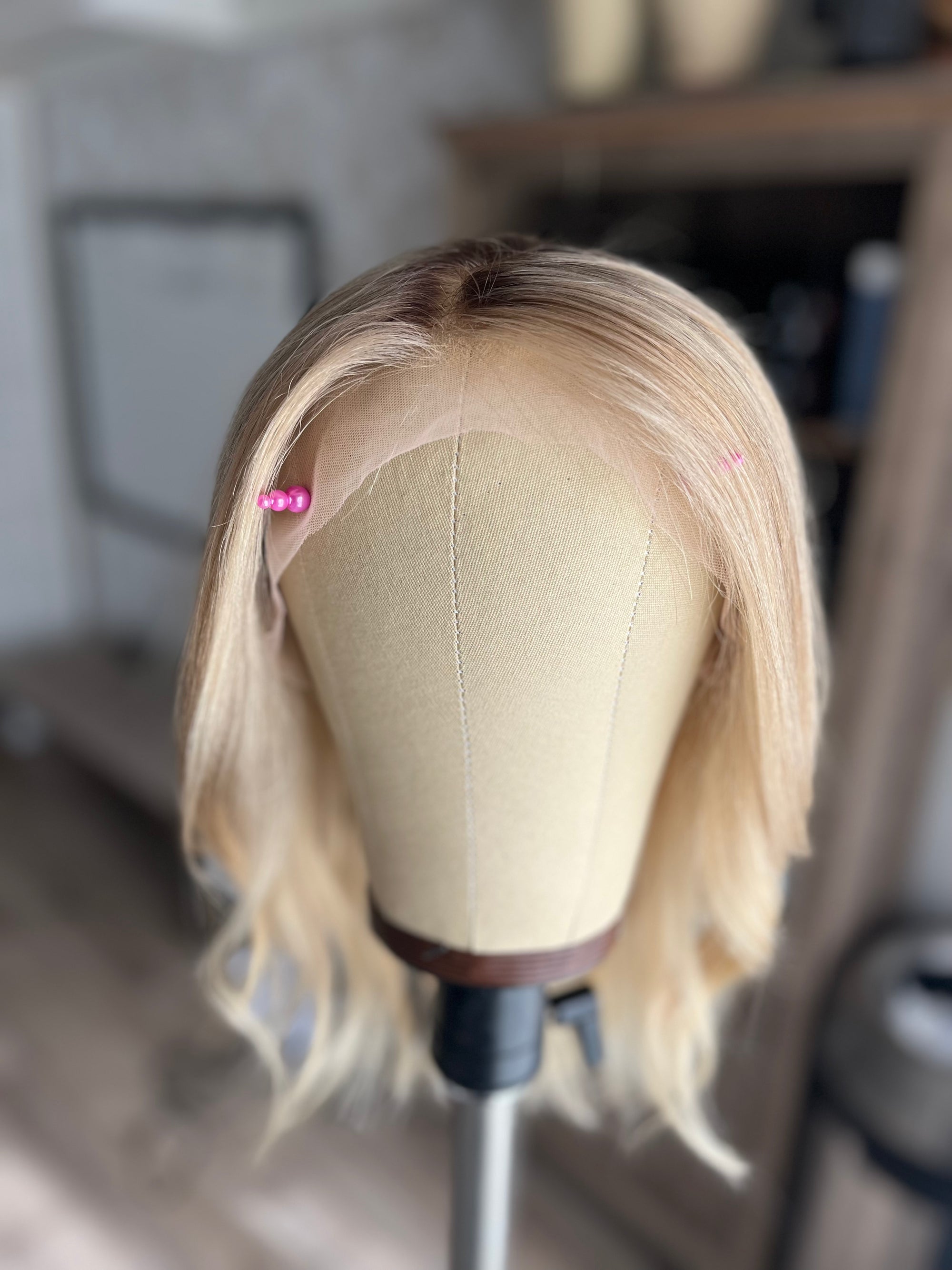"Julie" 14" Transparent Lace Front Wig