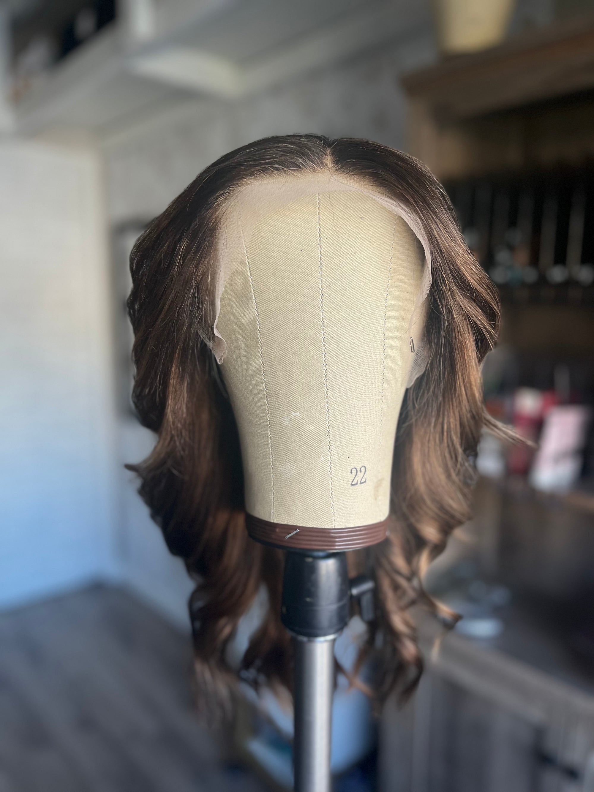 "Grace" Transparent 18" Lace Front Wig