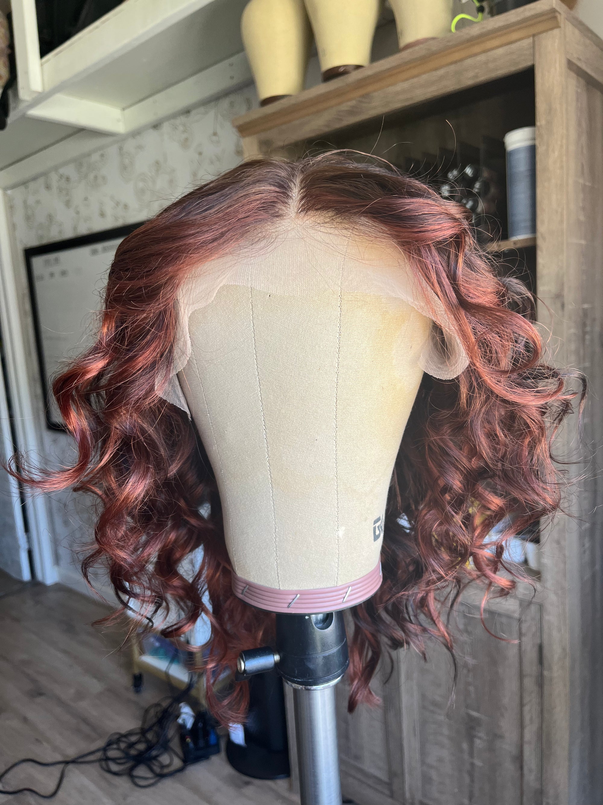 "Grace A" 14" Transparent Lace Front Wig