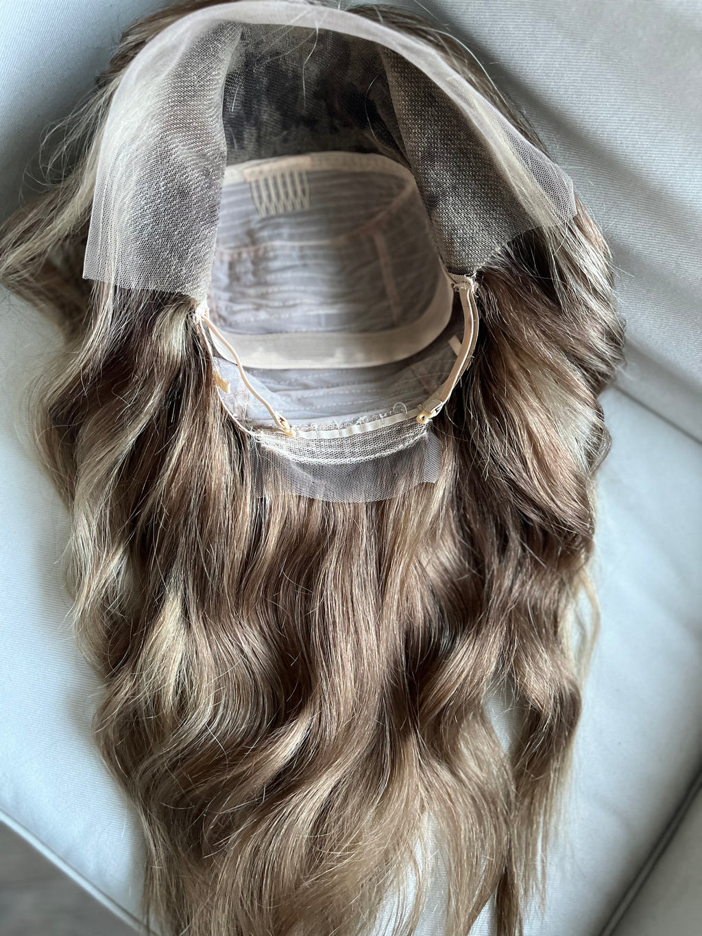 "Meg" 20" Transparent Lace Frontal