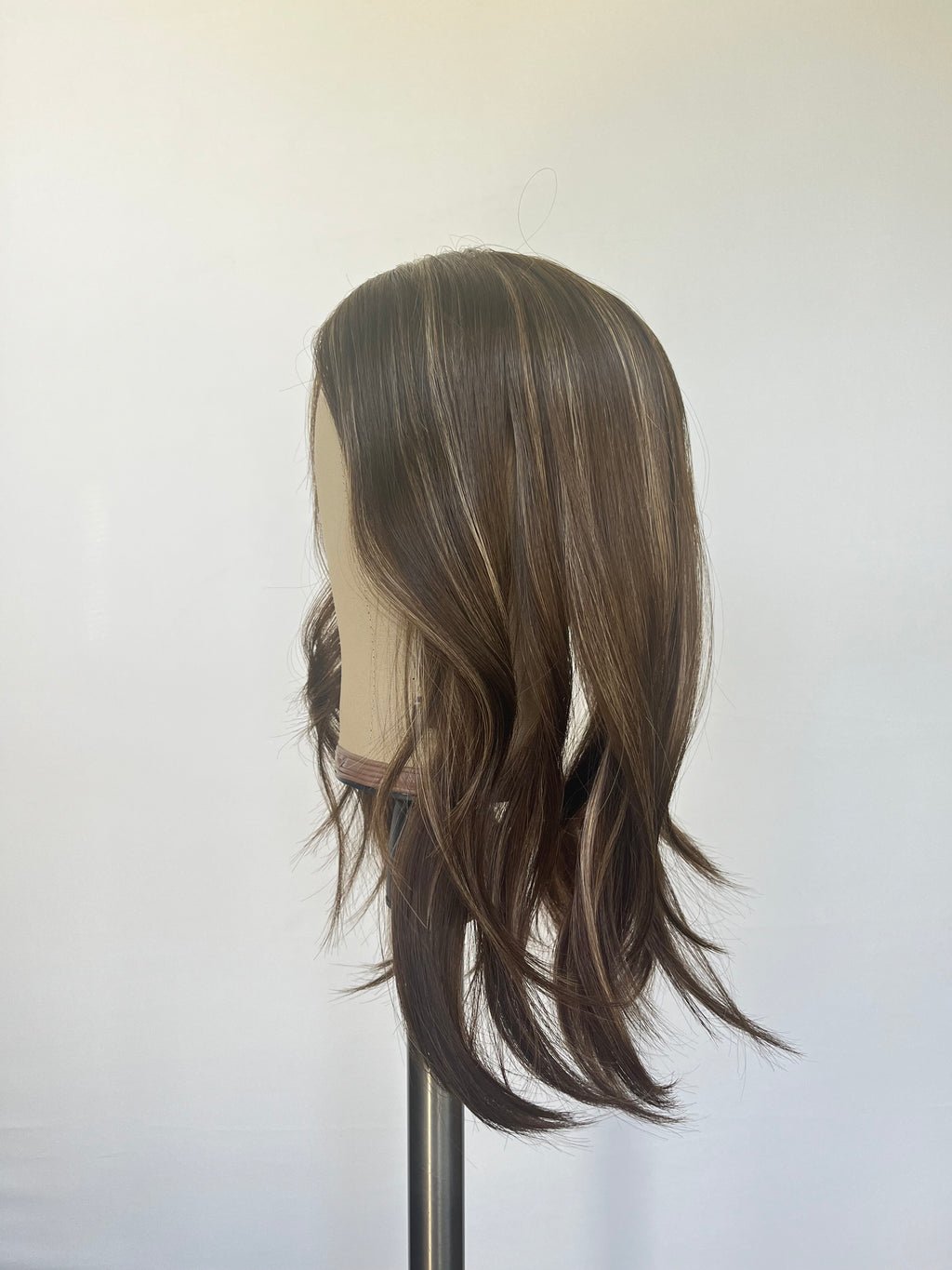 Custom Colored Natural Brown Topper 16"