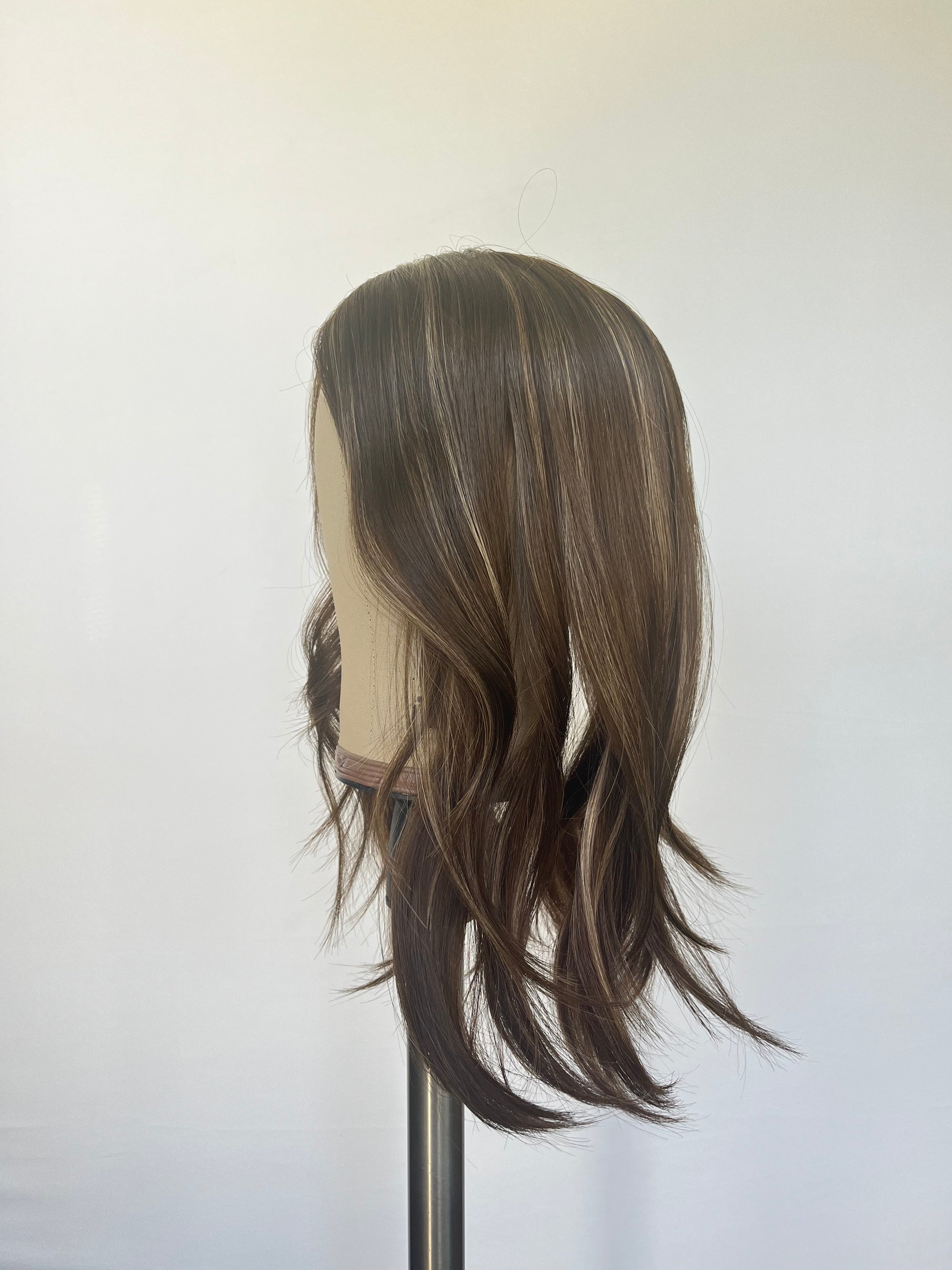 Custom Colored Natural Brown Topper 16"