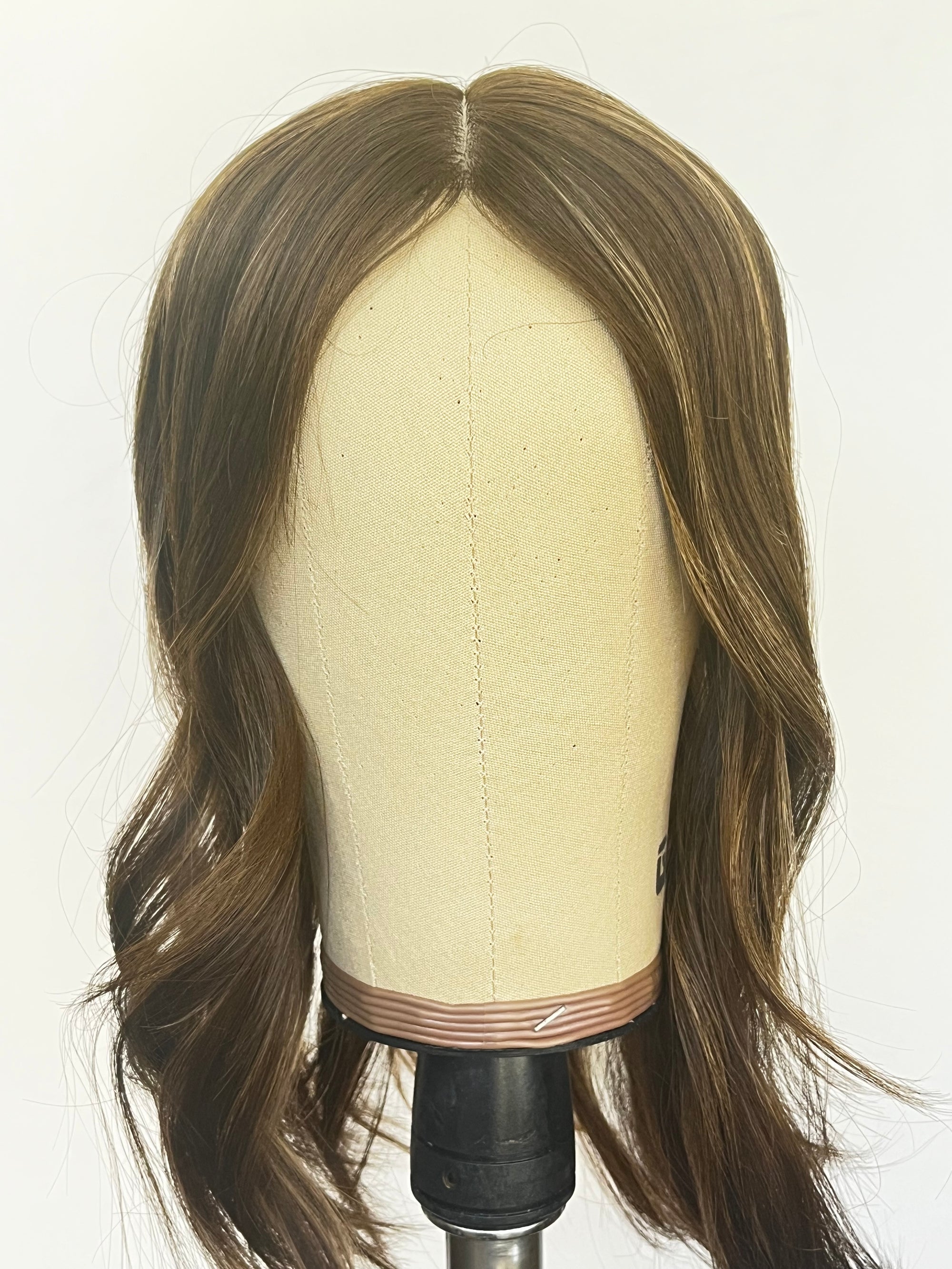 Custom Colored Natural Brown Topper 16"