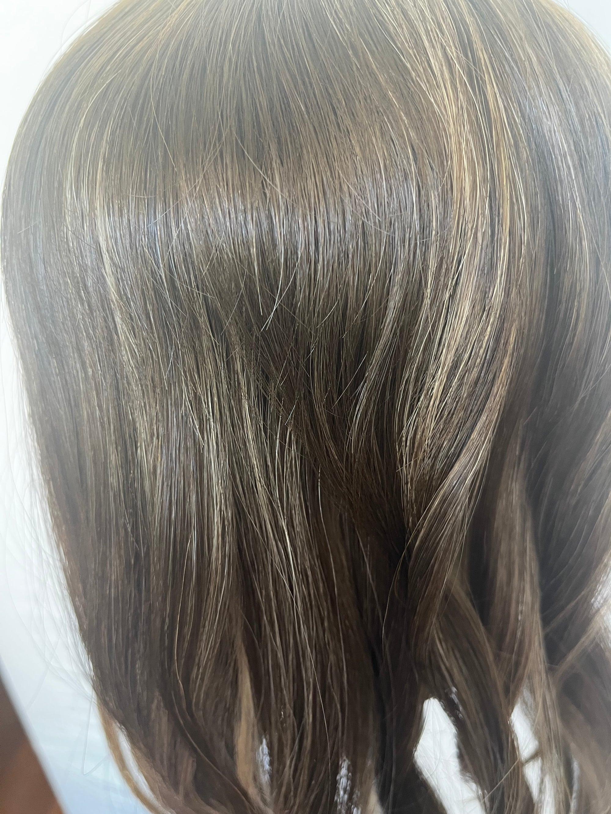 Custom Colored Natural Brown Topper 16"