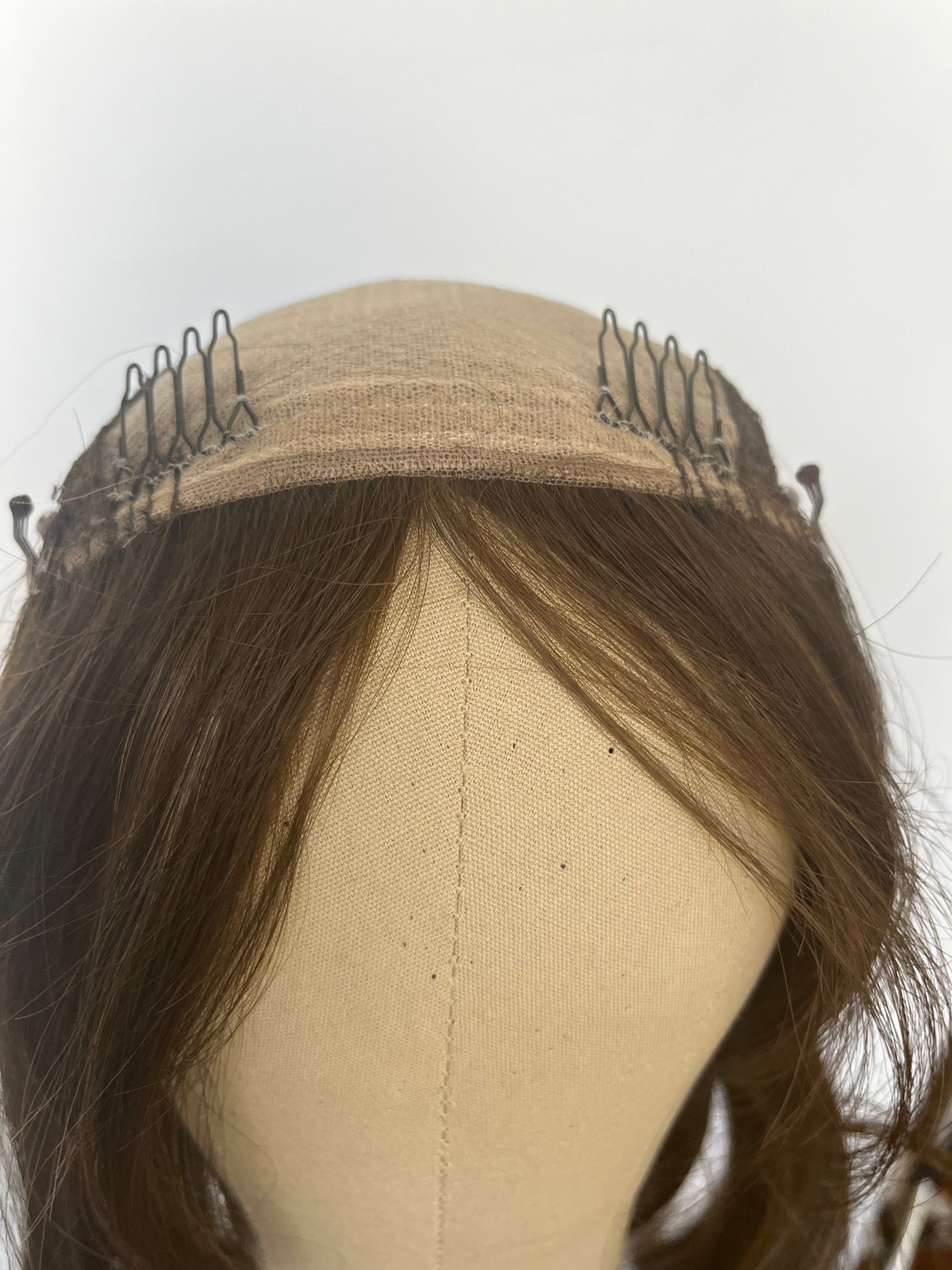 Custom Colored Natural Brown Topper 16"
