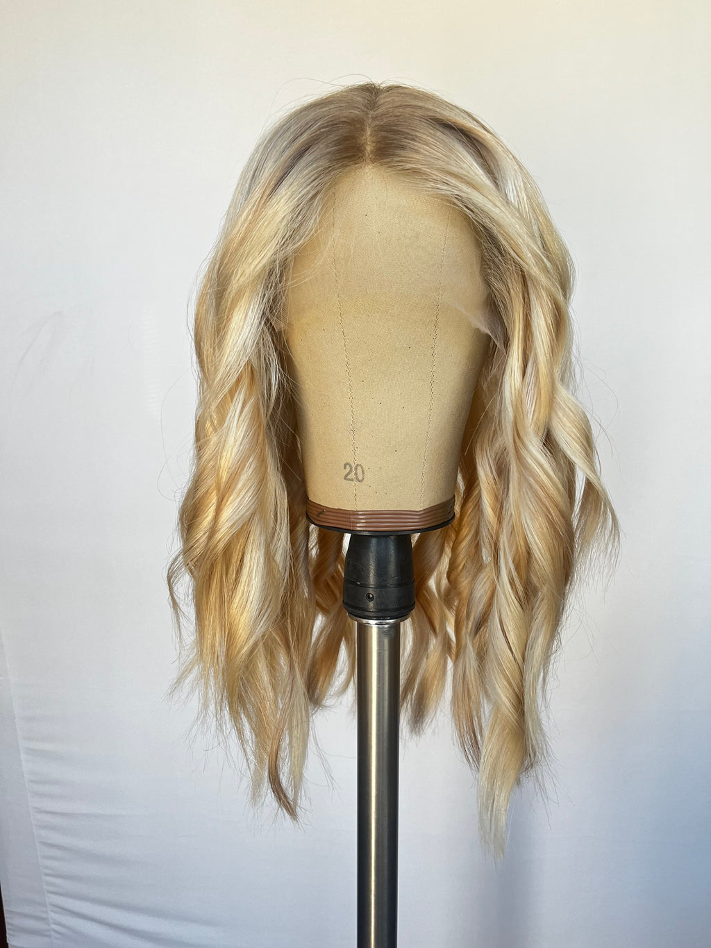 Custom Colored Blonde 20" (M) Lace Front