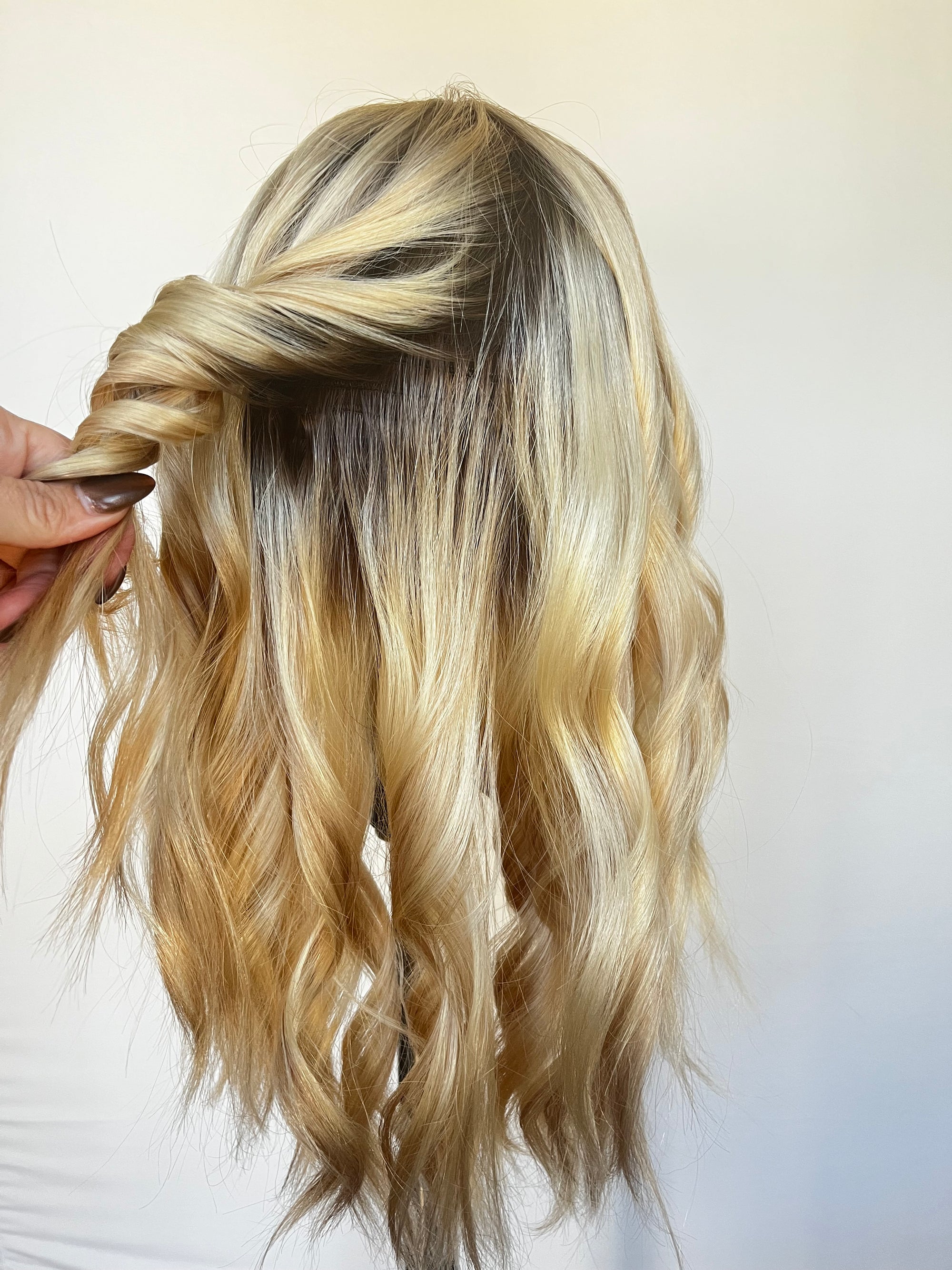 Custom Colored Blonde 20" (M) Lace Front