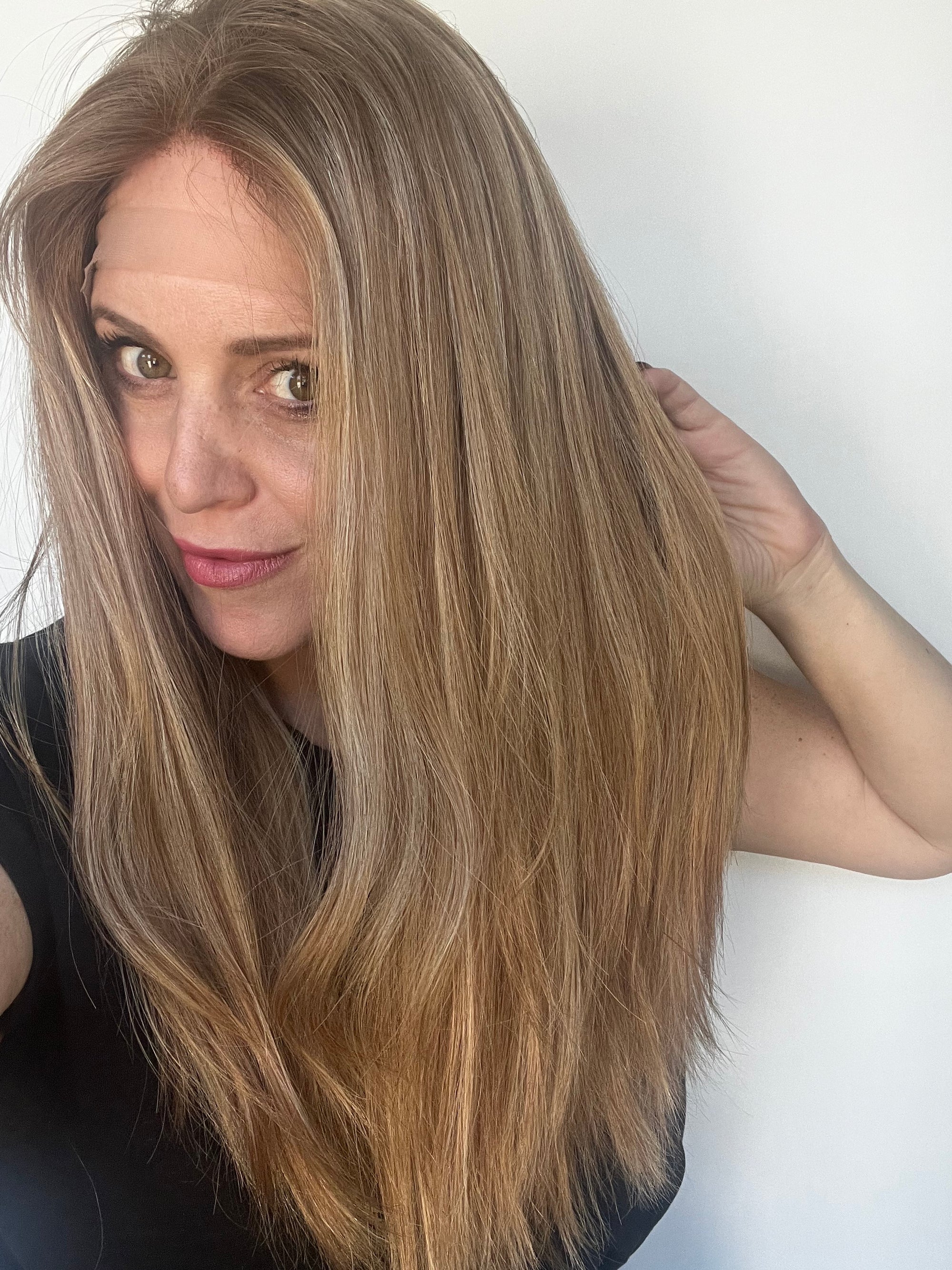Custom Colored Honey Blonde 22"(M) Lace Front