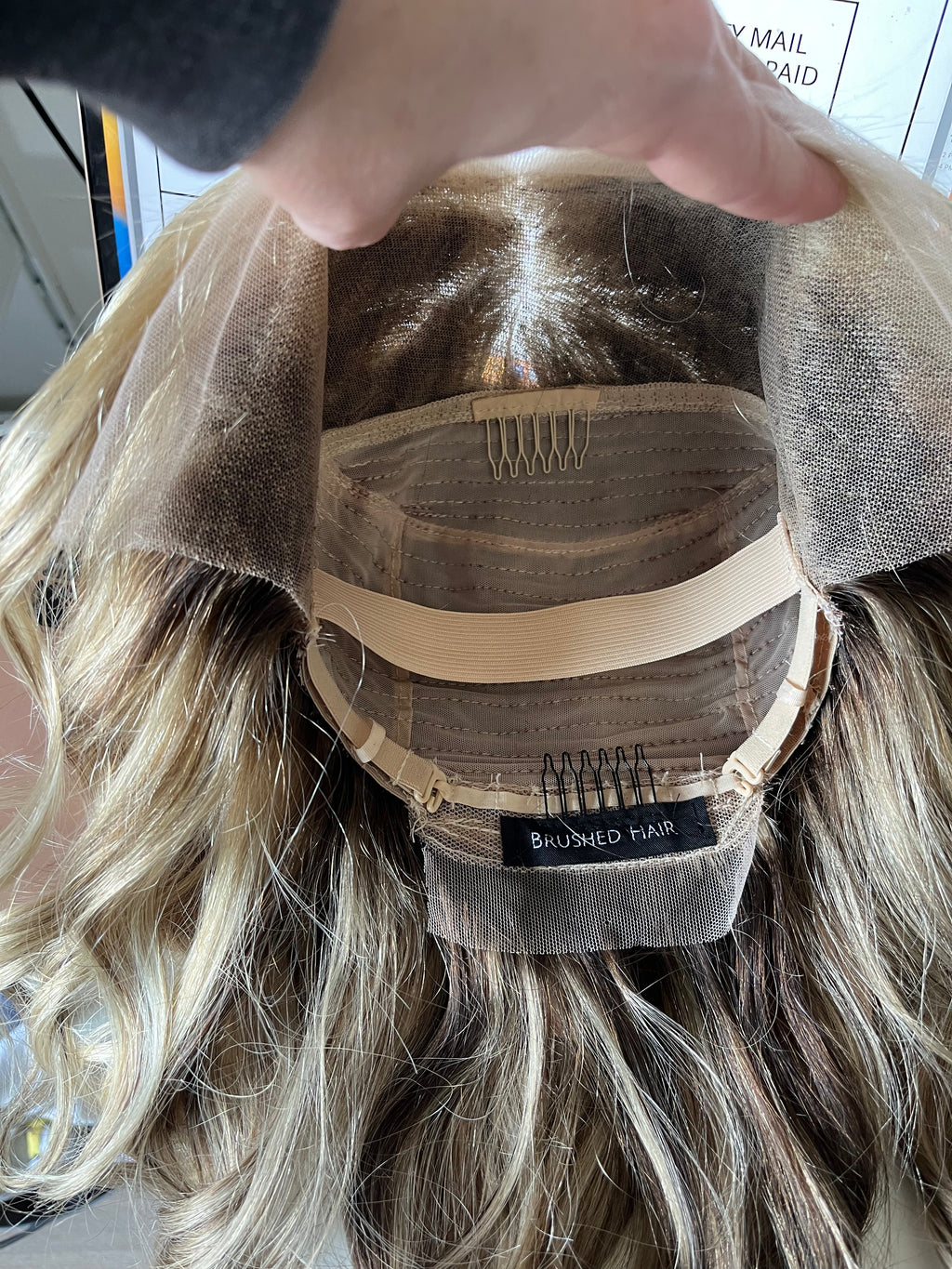 "Rachael" Size Small 16" Transparent Lace Frontal-  No ear tabs