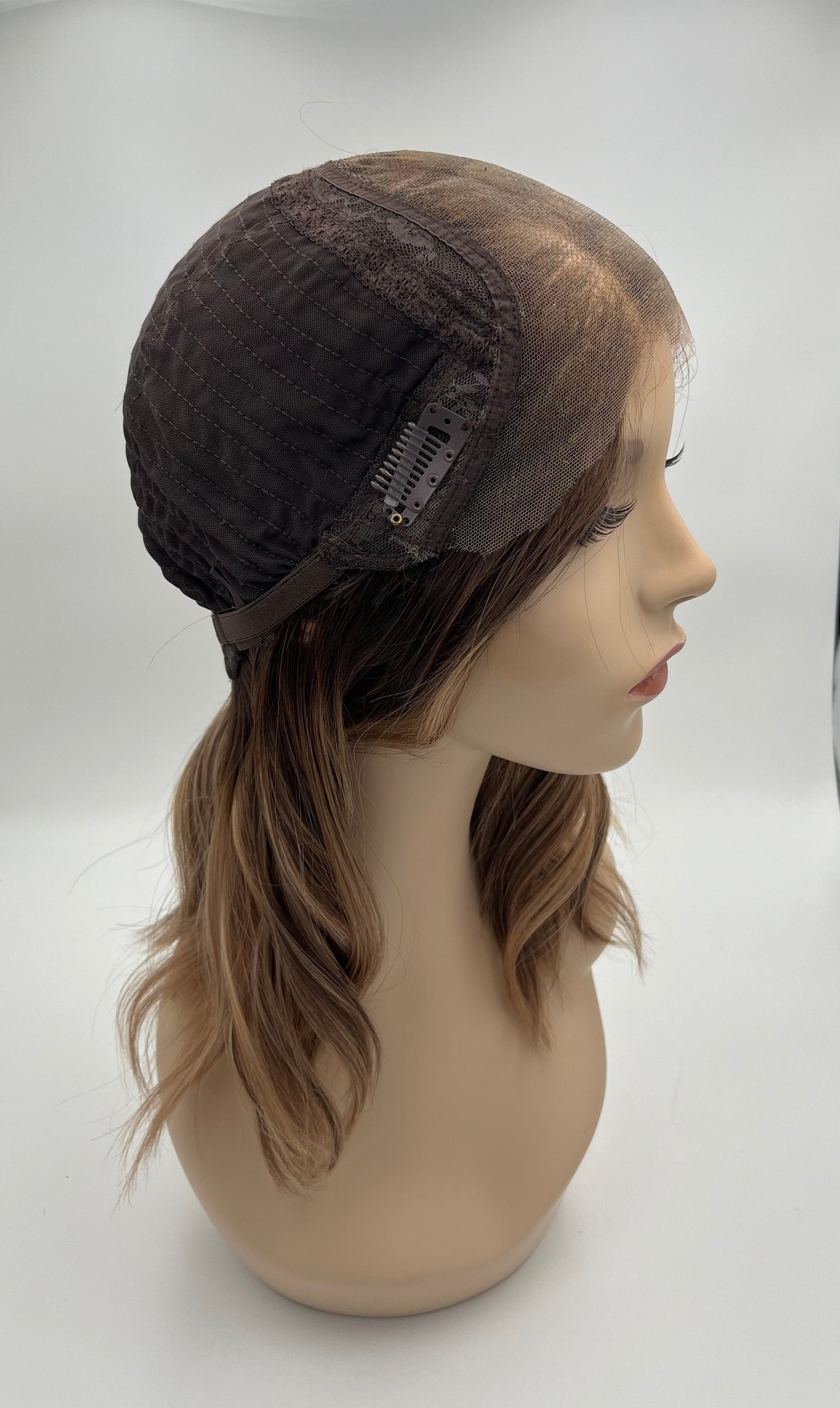 "Sara" Size Small  16" Transparent Lace Frontal with Ear Tabs