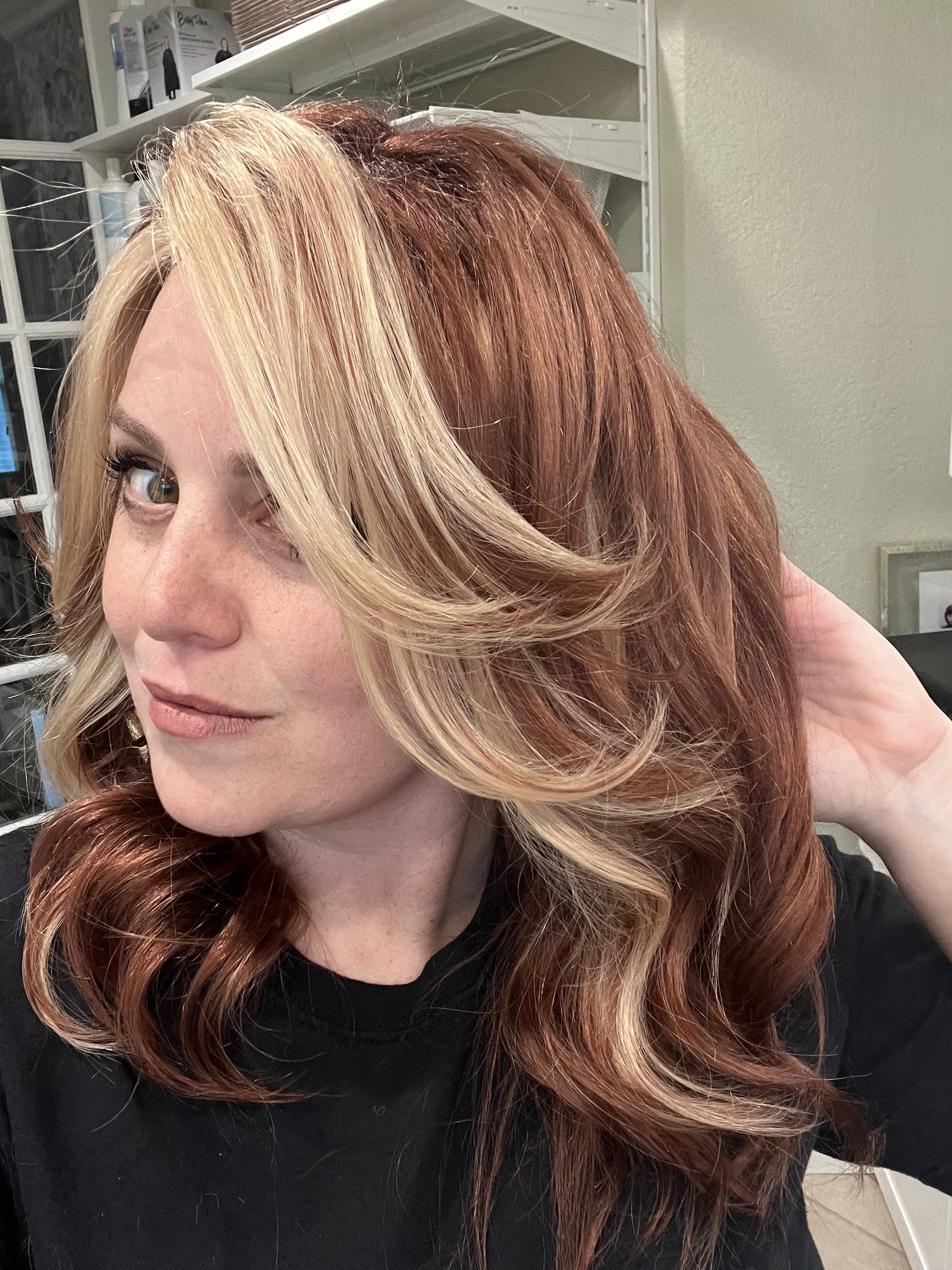 "Rachael" Size Small 16" Transparent Lace Frontal-  No ear tabs