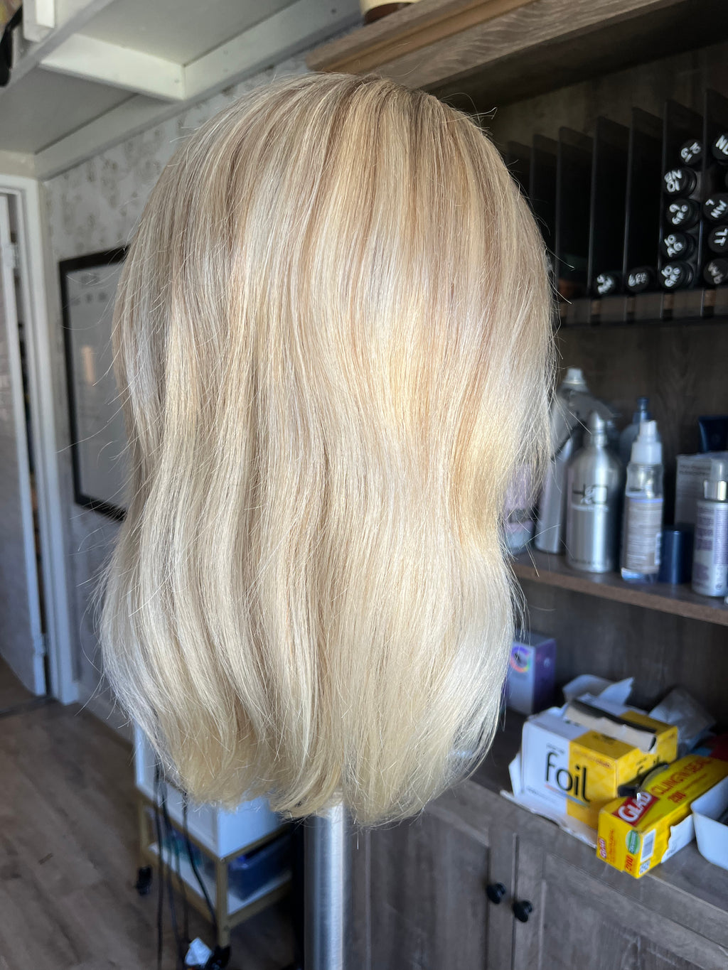 "Jane" 14" Transparent Lace Front Wig