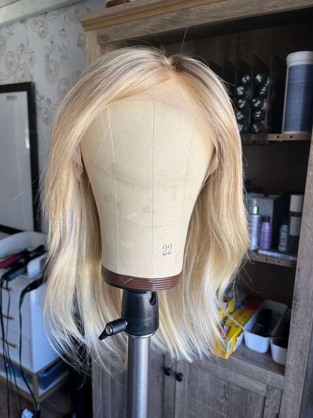 "Jane" 14" Transparent Lace Front Wig