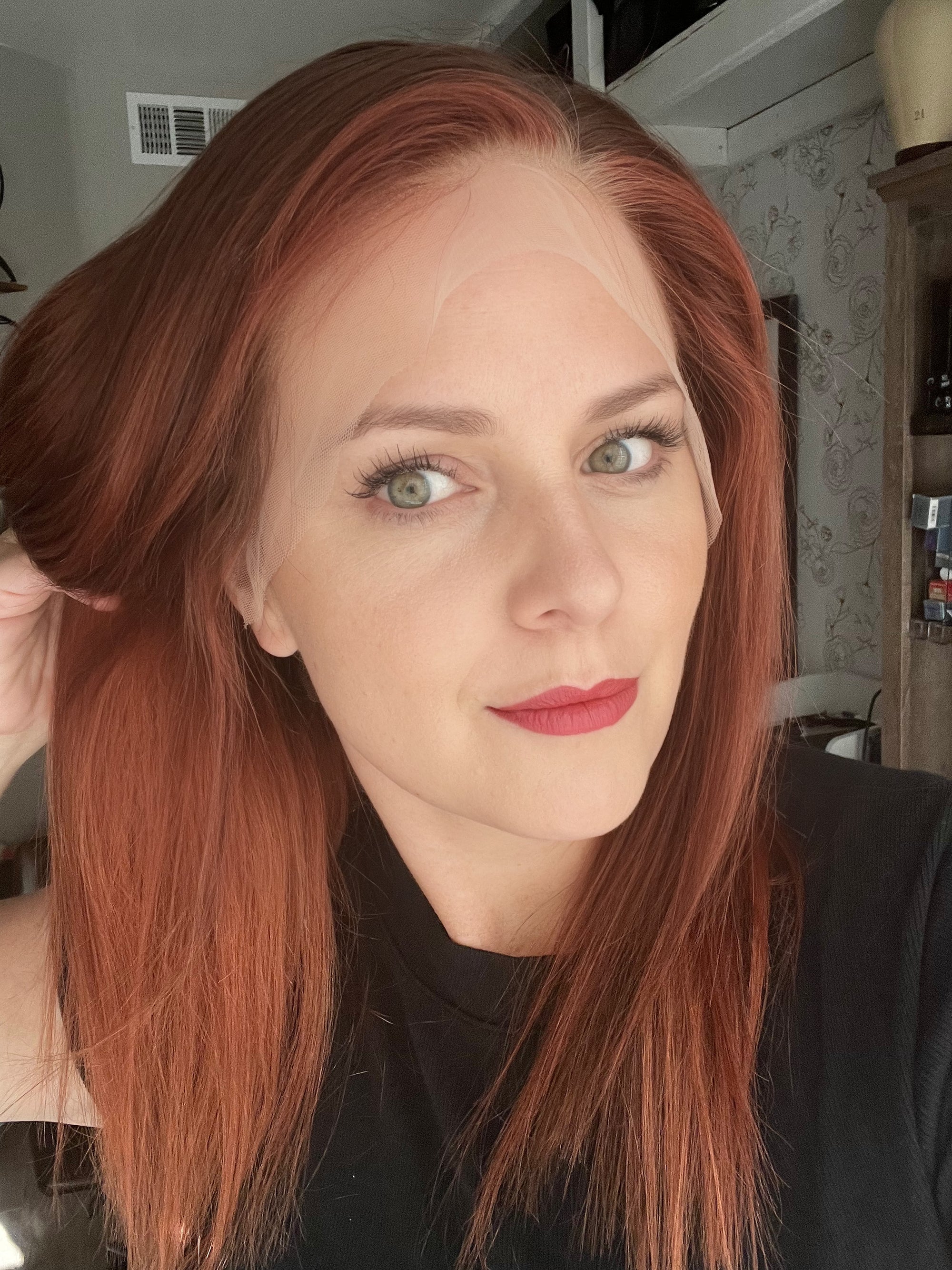 "Jessica" Transparent 16" Lace Front