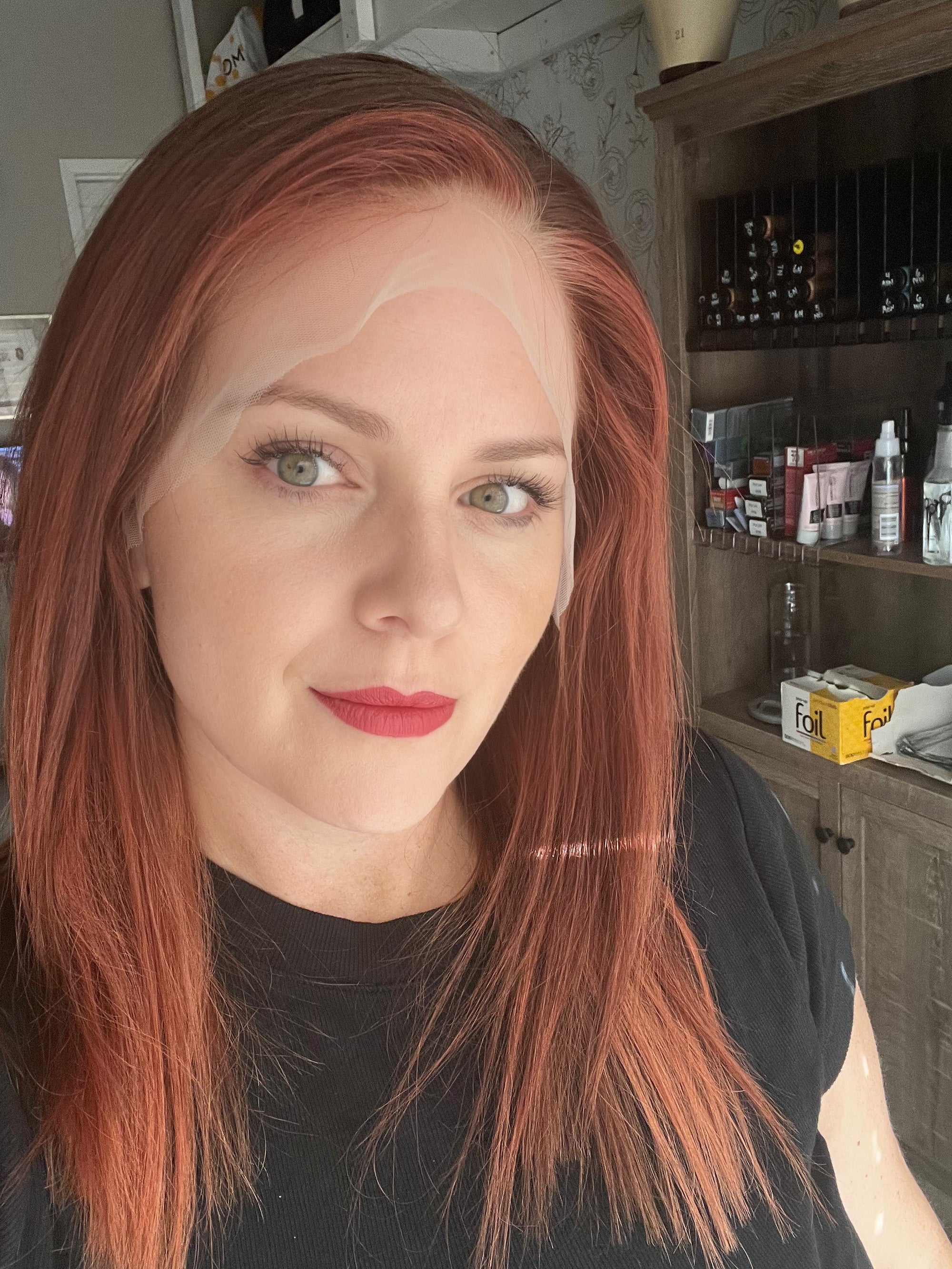 "Jessica" Transparent 16" Lace Front