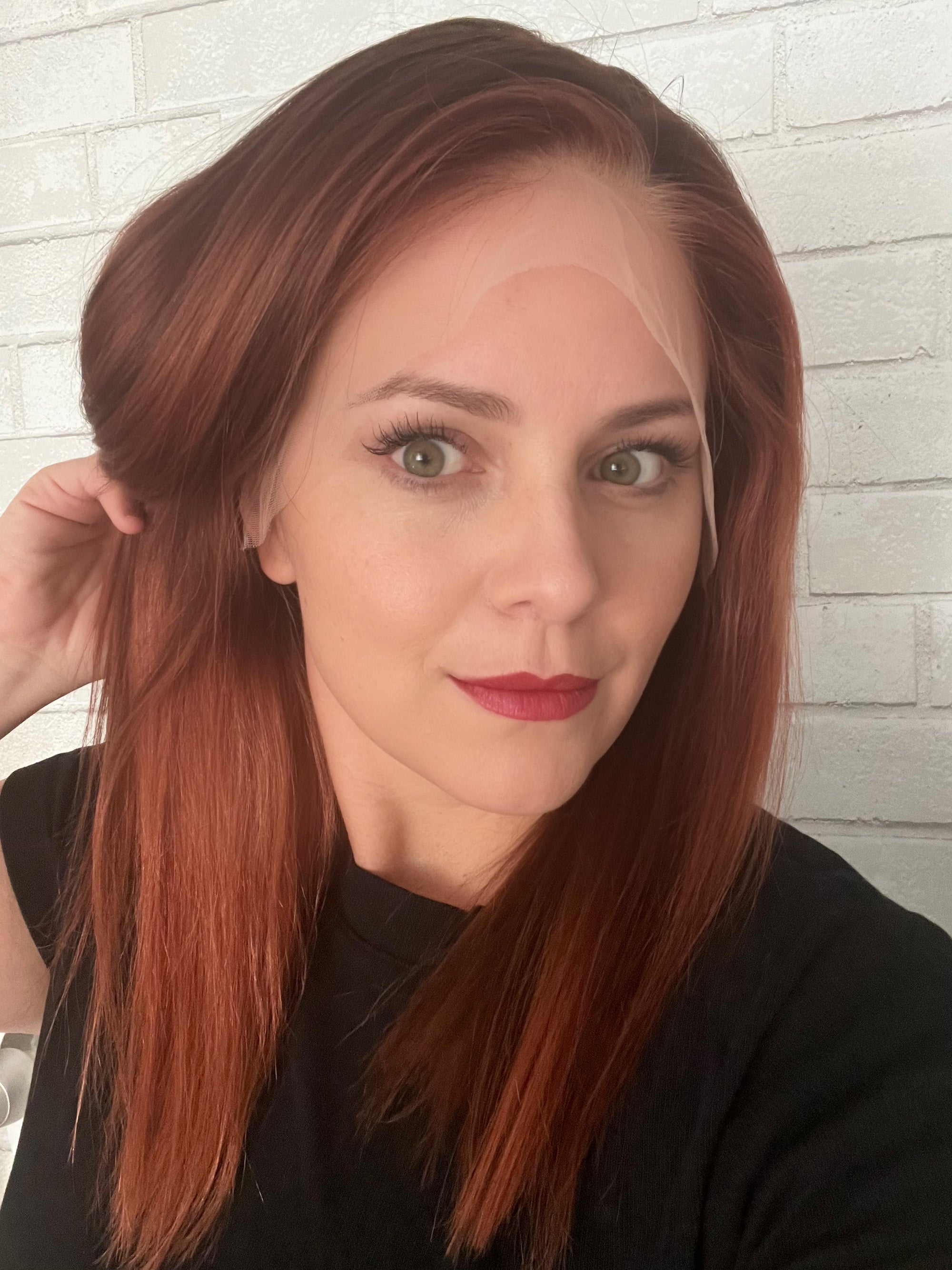 "Jessica" Transparent 16" Lace Front