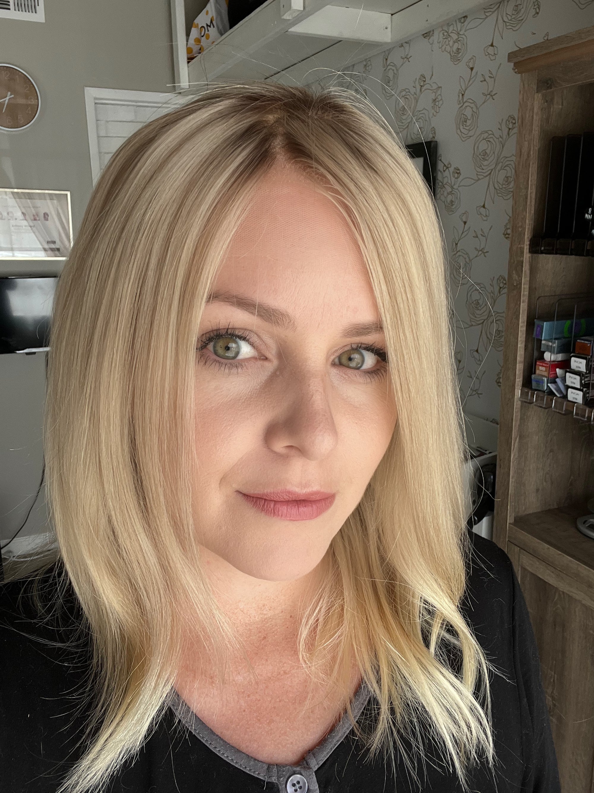 "Julie" 14" Transparent Lace Front Wig