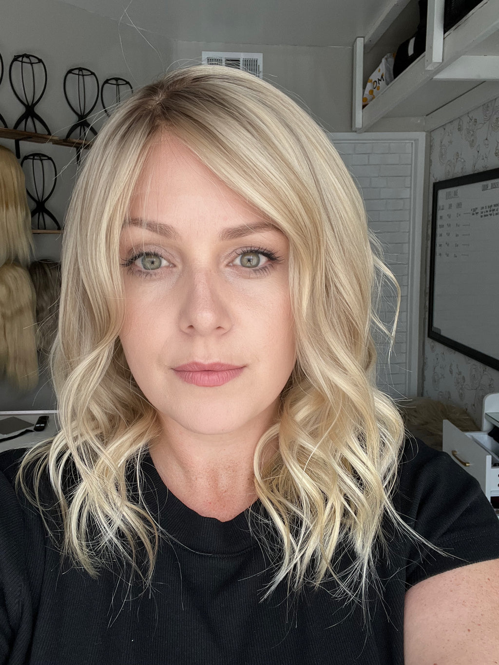 "Julie" 14" Transparent Lace Front Wig