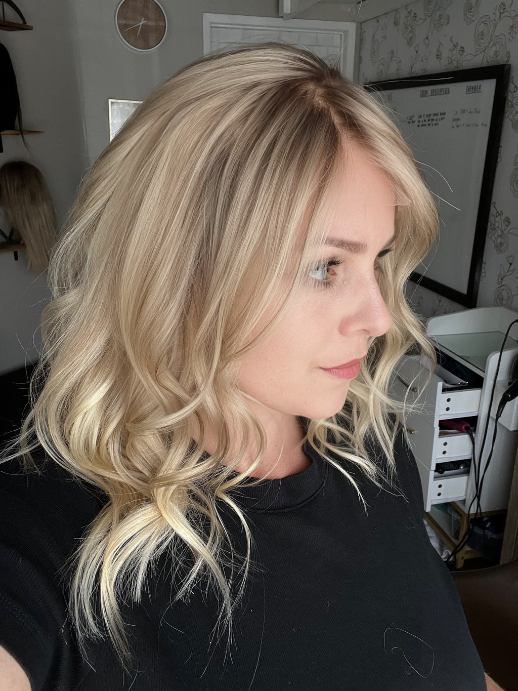 "Julie" 14" Transparent Lace Front Wig