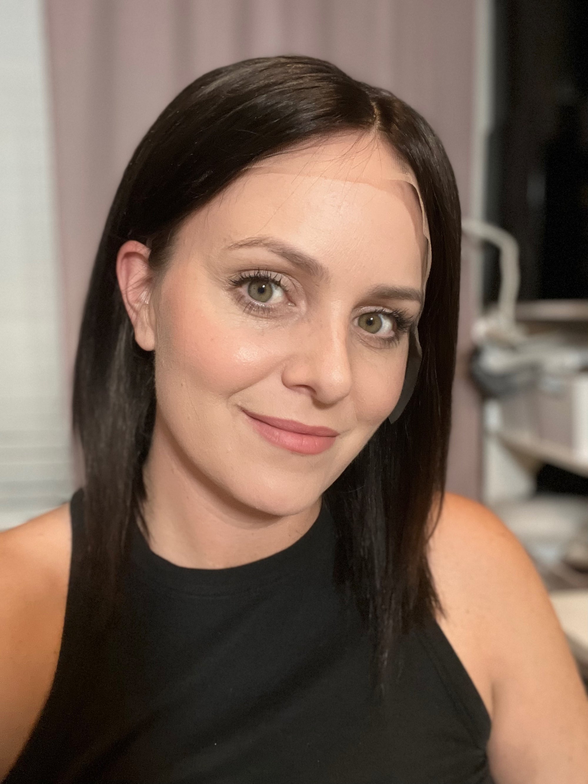 "Kourtney" Transparent 12" Lace Front Wig