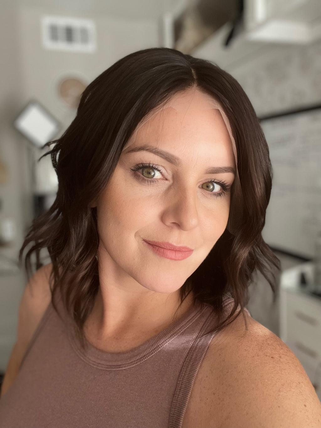 "Kourtney" Transparent 12" Lace Front Wig