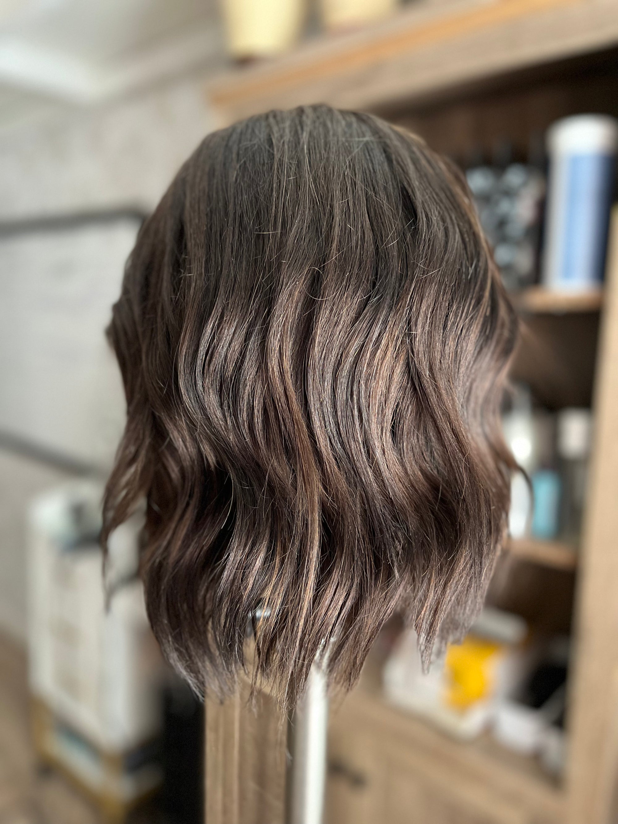 "Kourtney" Transparent 12" Lace Front Wig