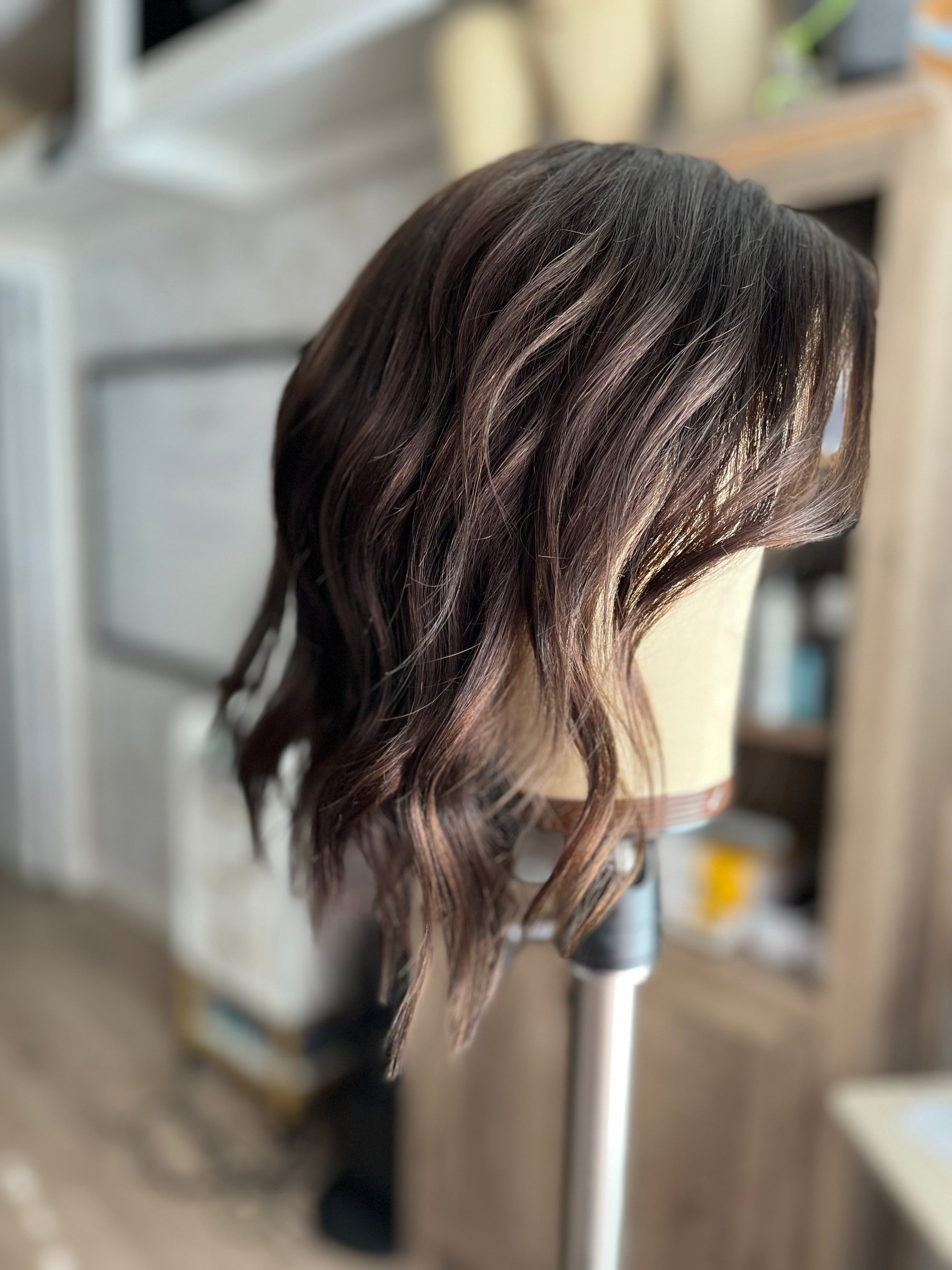 "Kourtney" Transparent 12" Lace Front Wig