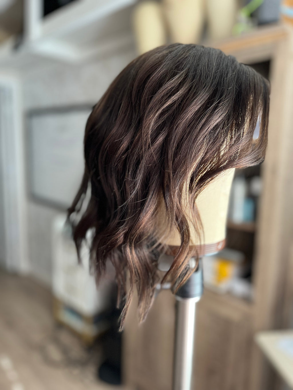 "Kourtney" Transparent 12" Lace Front Wig