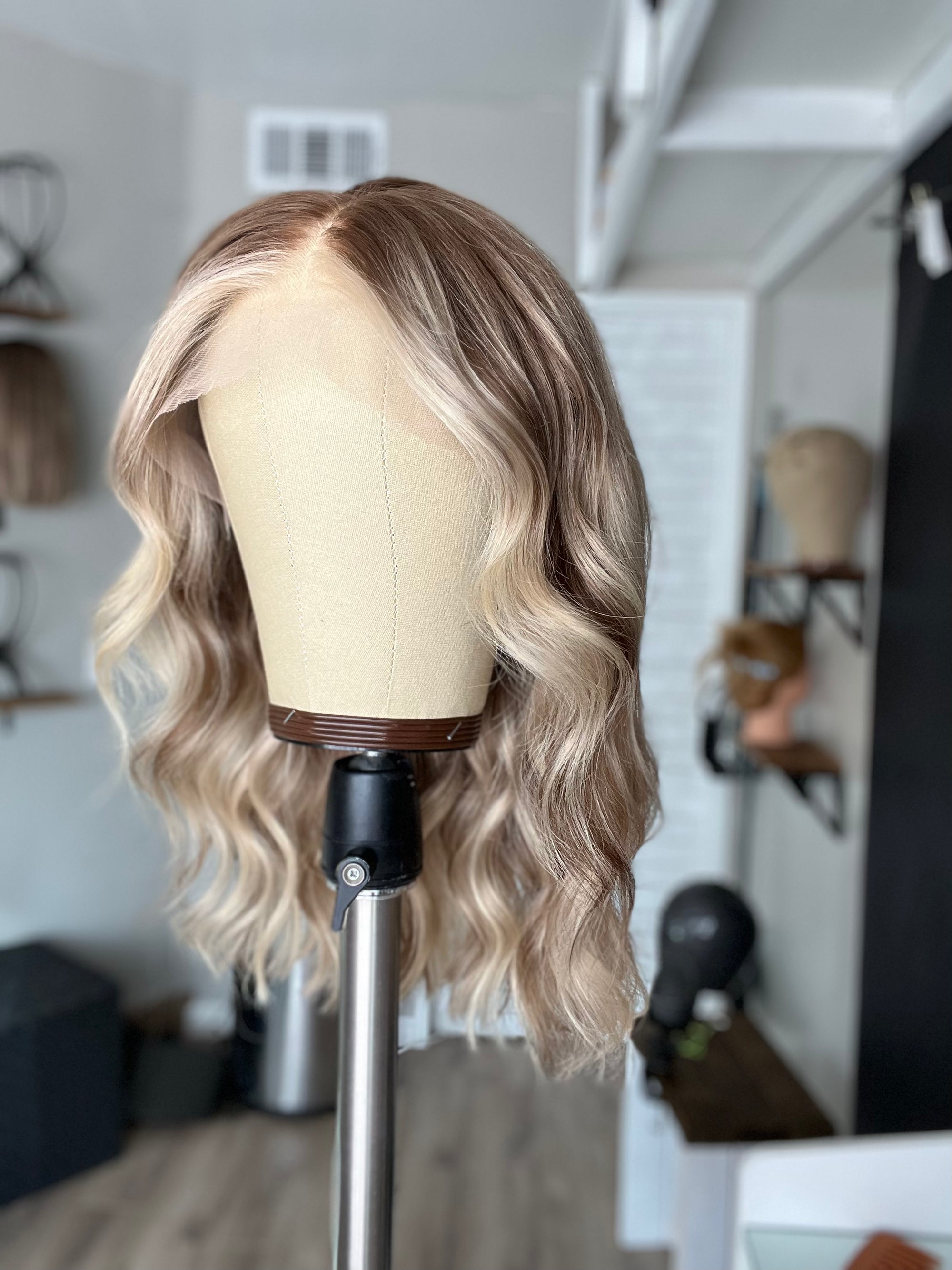 "Lexi" Transparent 14" Lace Front Wig