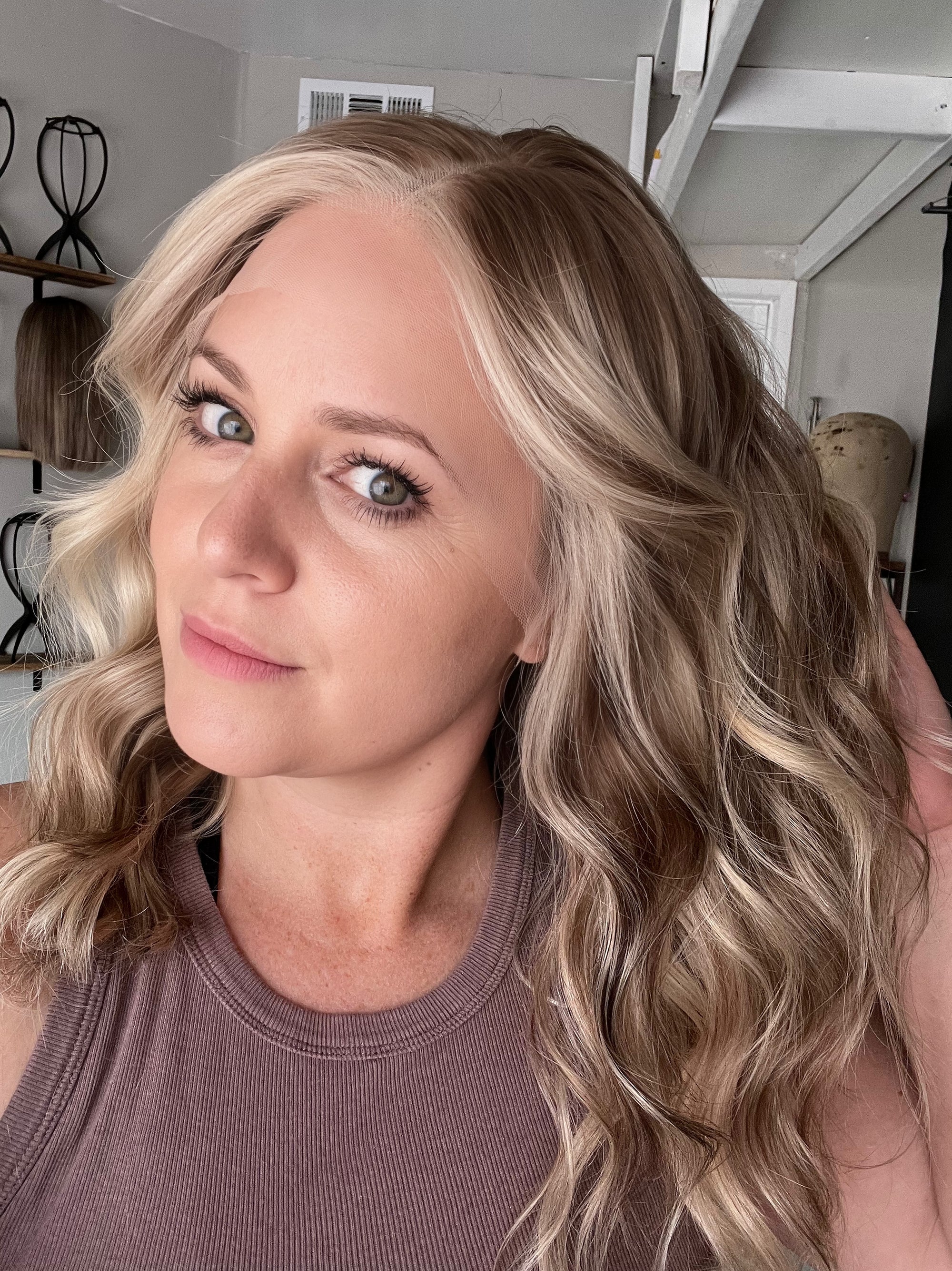 "Lexi" Transparent 14" Lace Front Wig