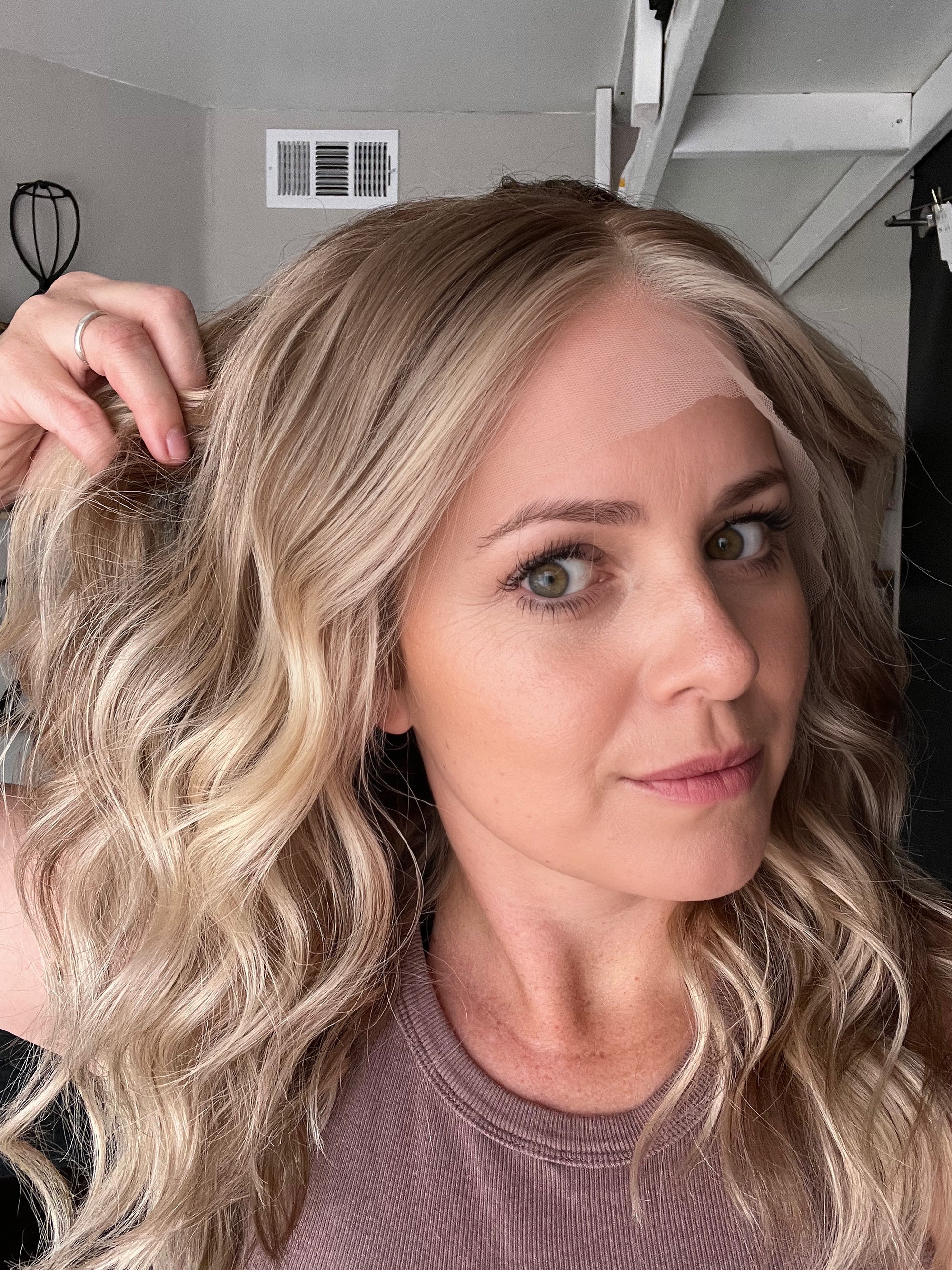 "Lexi" Transparent 14" Lace Front Wig