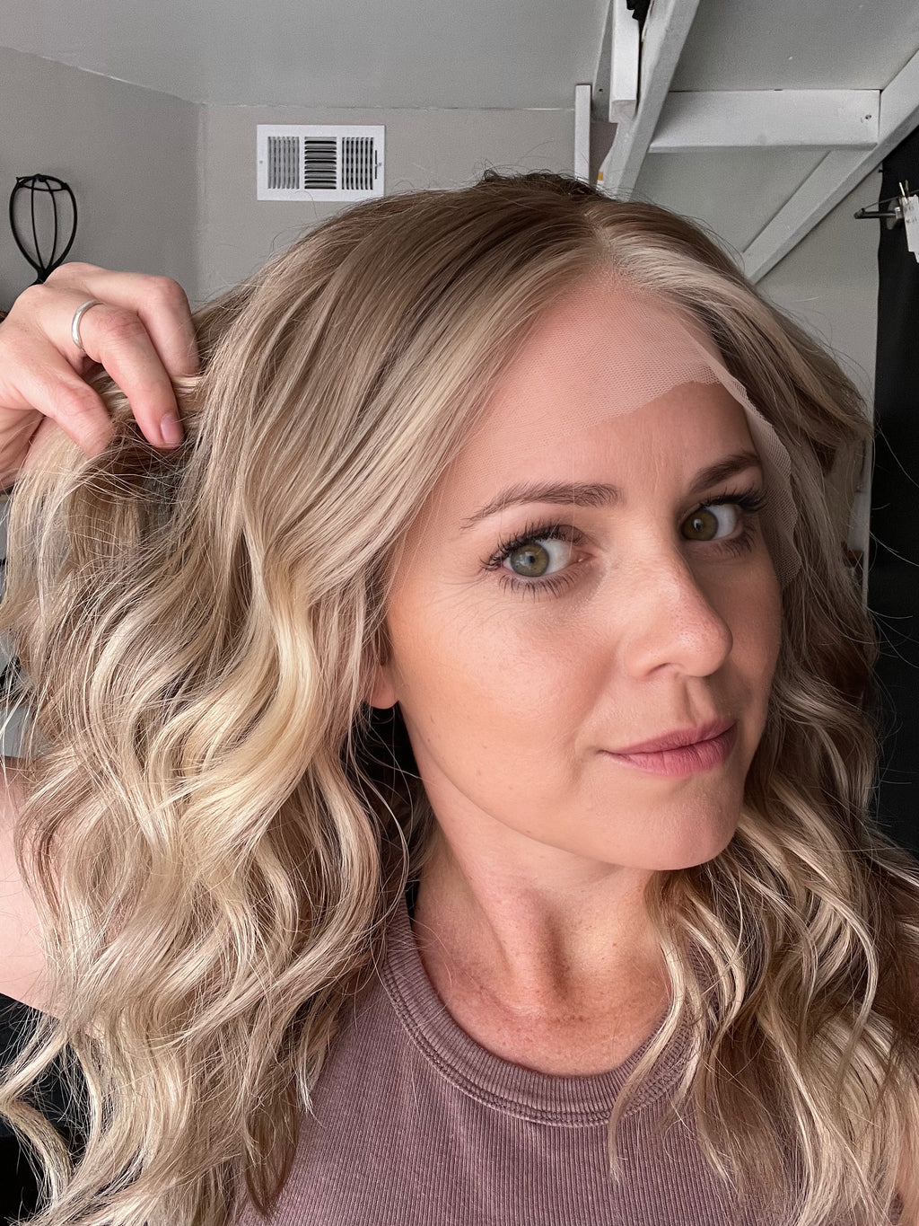 "Lexi" Transparent 14" Lace Front Wig